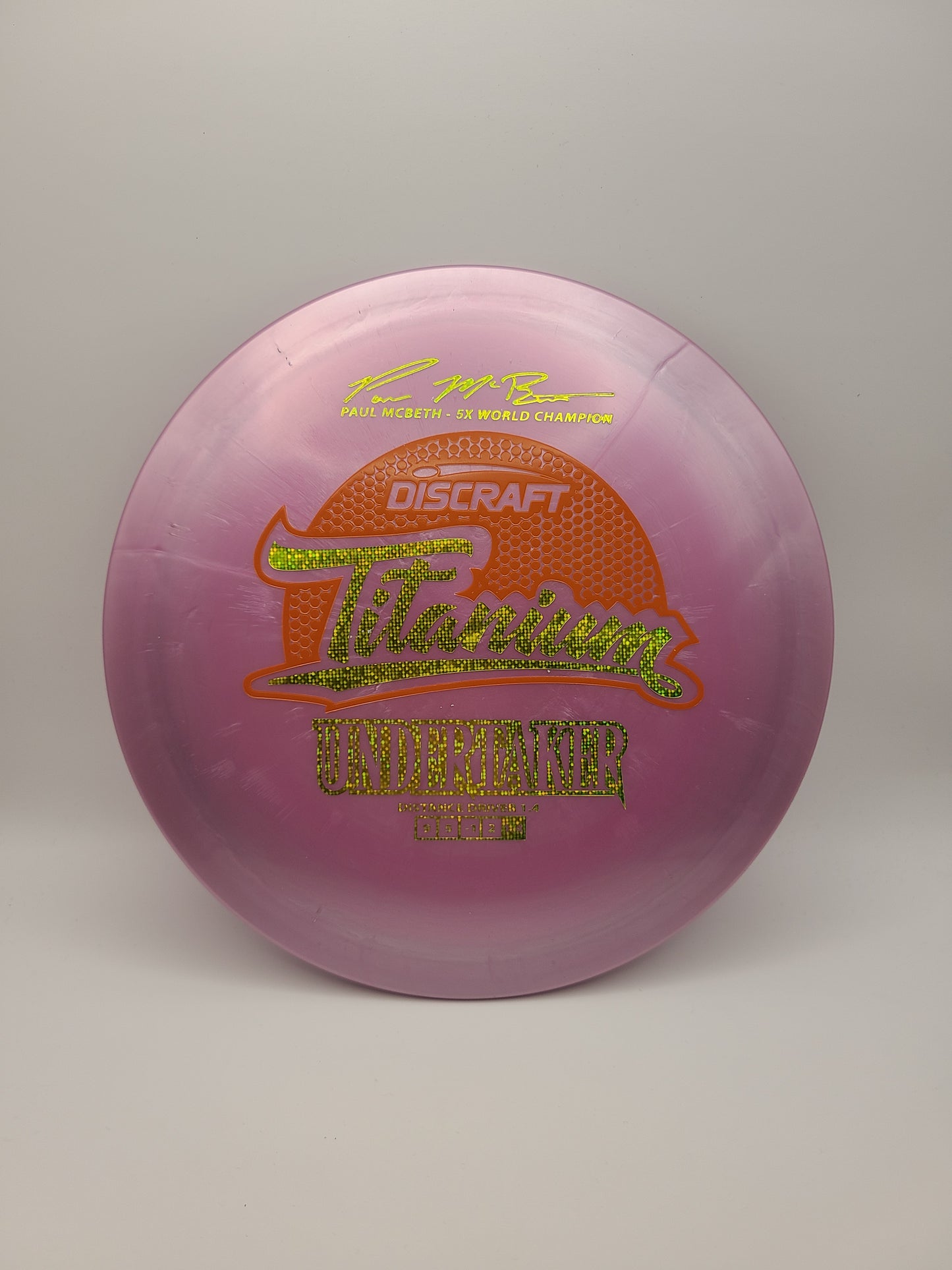 Discraft Titanium Undertaker 5x Paul McBeth Stock Stamp