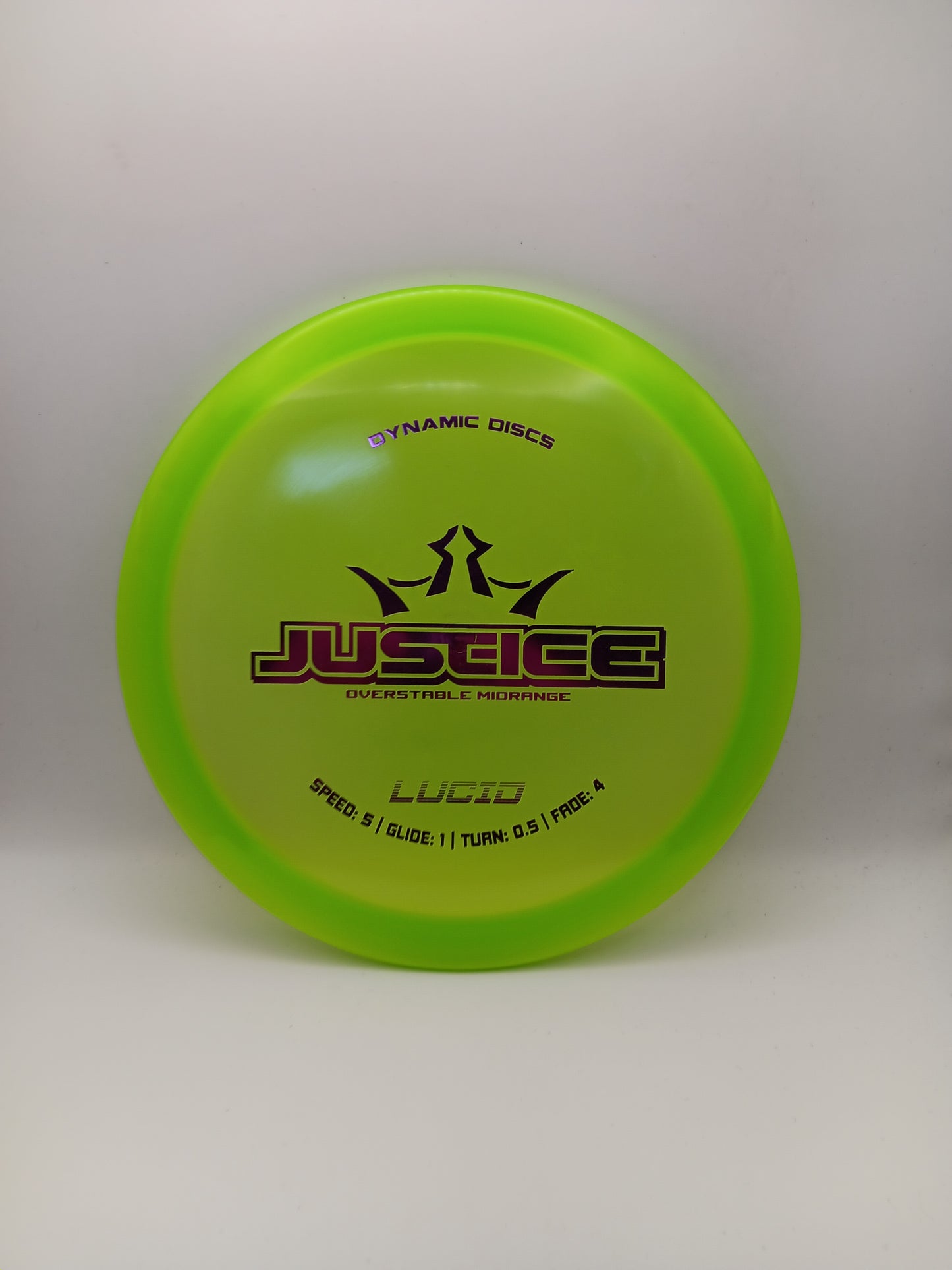Dynamic Discs Lucid Justice 5/1/0.5/4