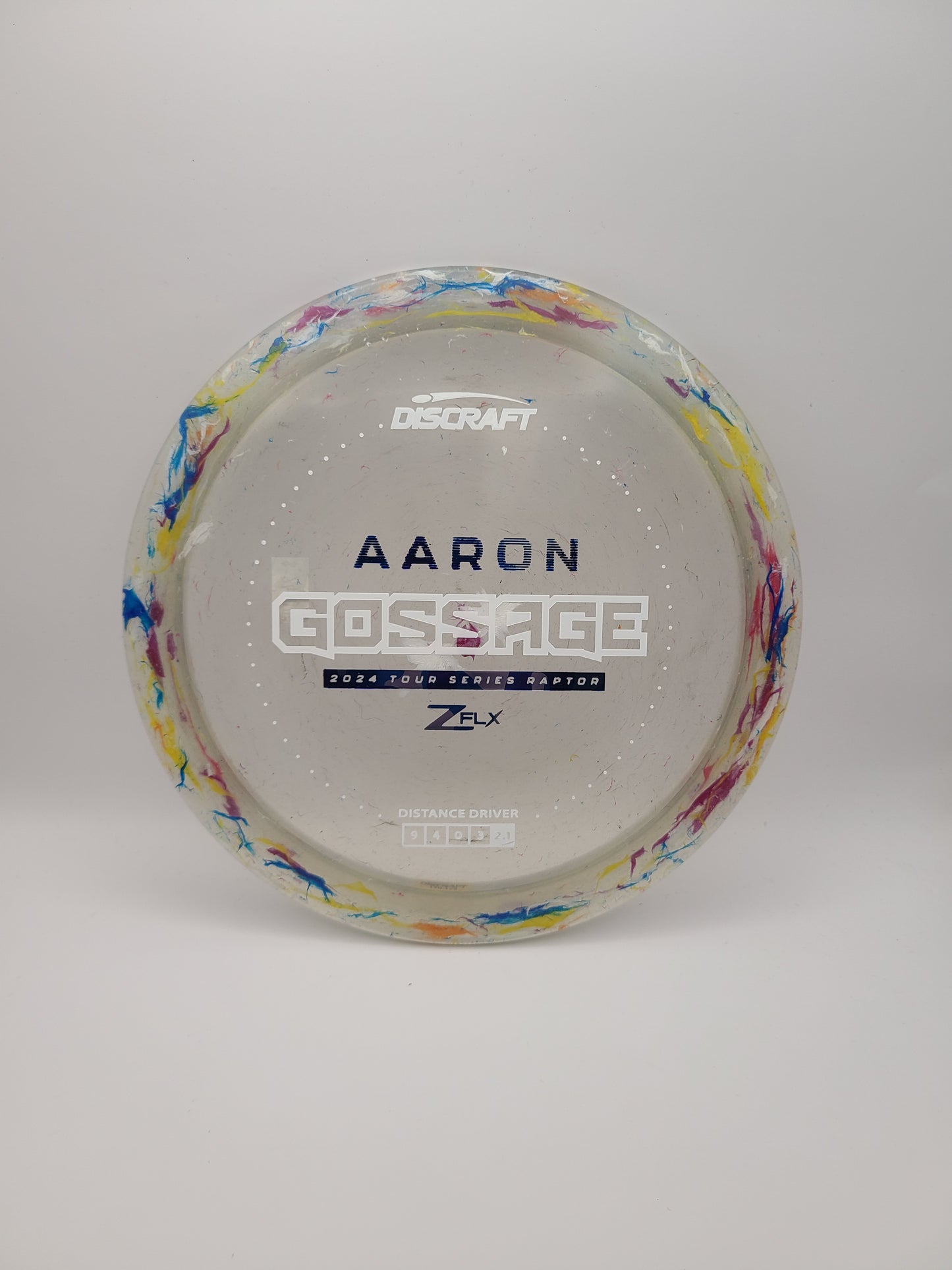 Discraft Jawbreaker Z FLX Raptor 2024 Tour Series Aaron Gossage