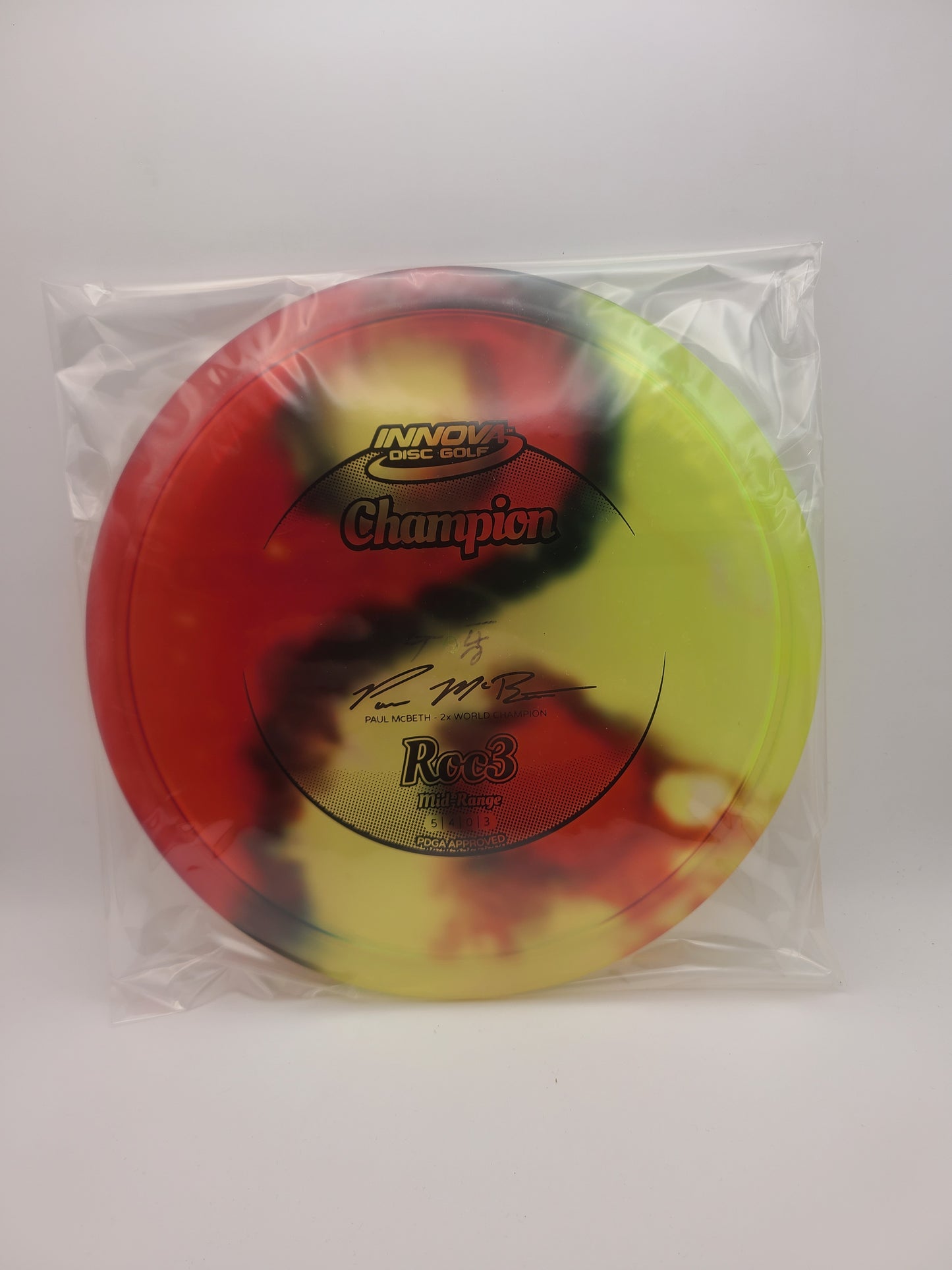 Innova I-Dye Champion Roc3 Paul McBeth 2x World Champion 5/4/0/3