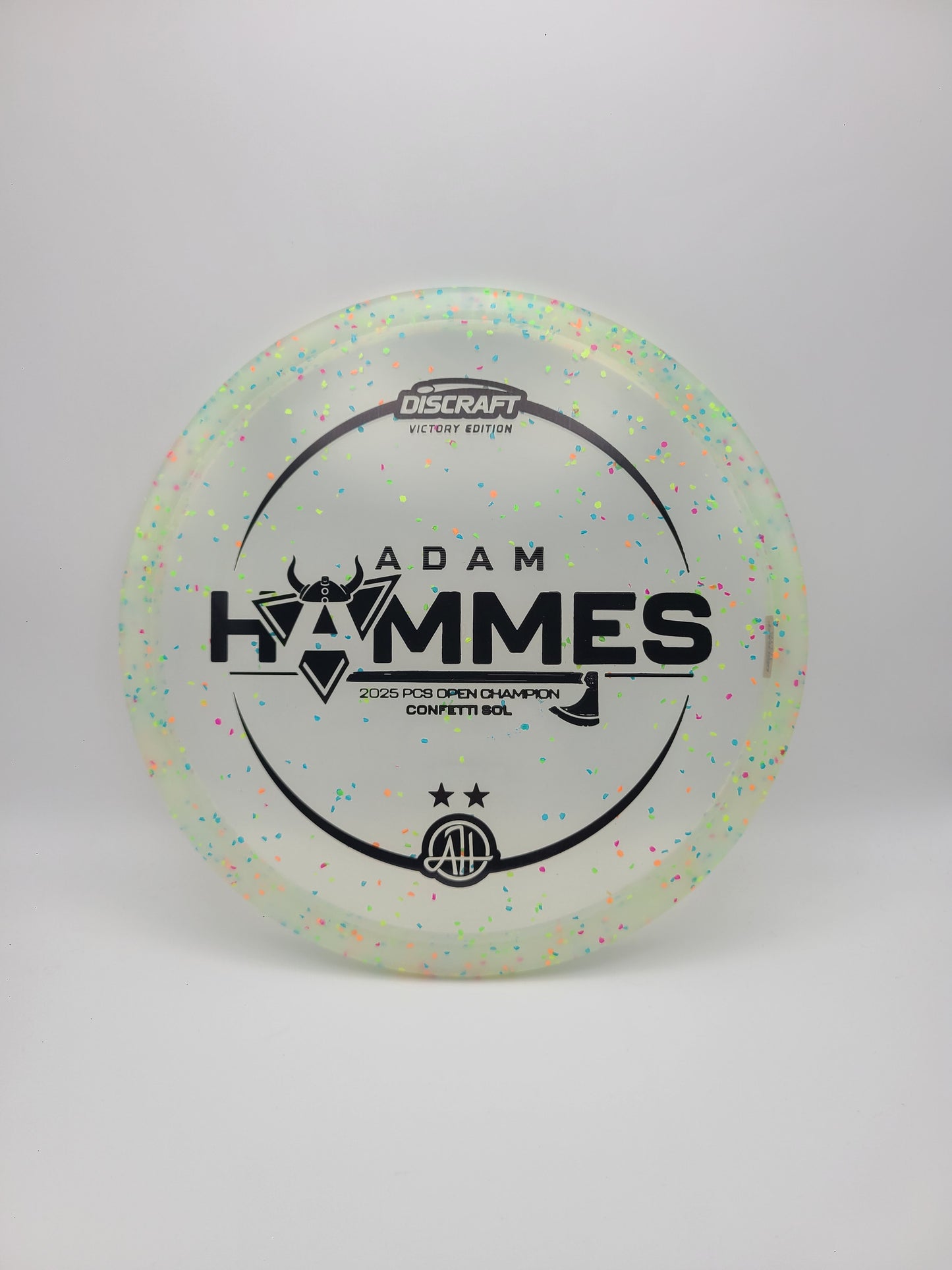 Discraft Victory Edition Confetti Sol - Adam Hammes 2025 PCS Open Champion 4/5/-3/0