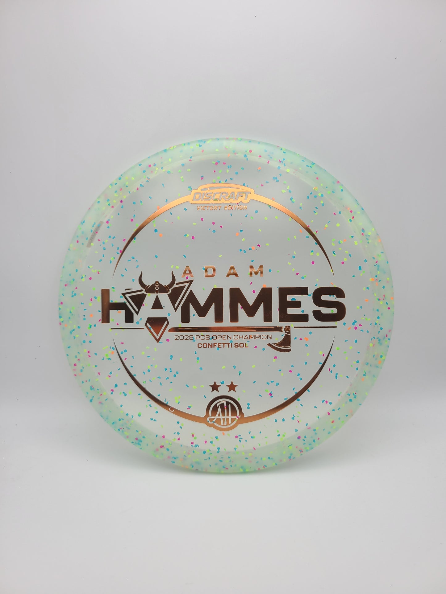 Discraft Victory Edition Confetti Sol - Adam Hammes 2025 PCS Open Champion 4/5/-3/0