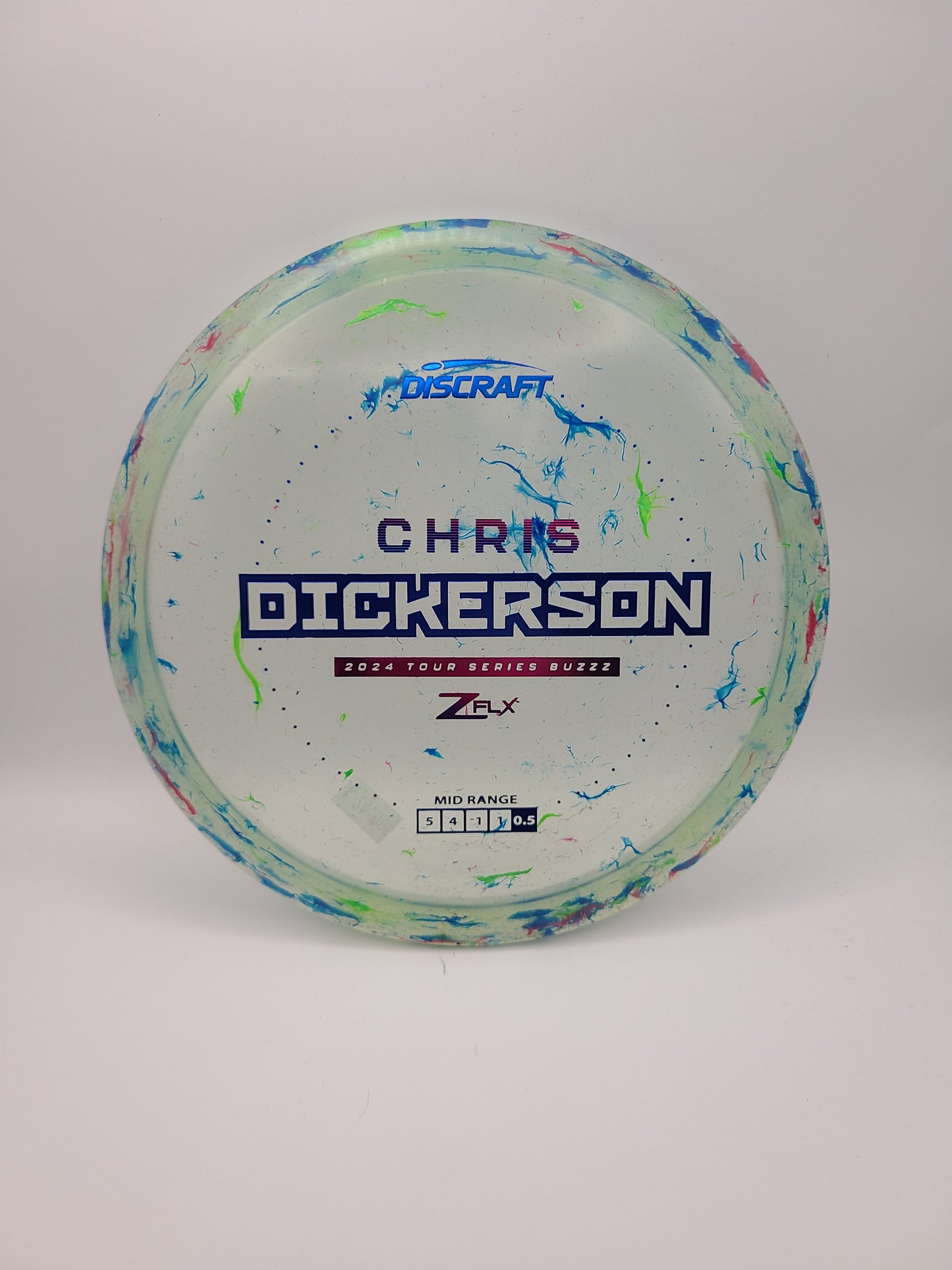 Discraft Jawbreaker Z FLX Buzzz 2024 Chris Dickerson Tour Series