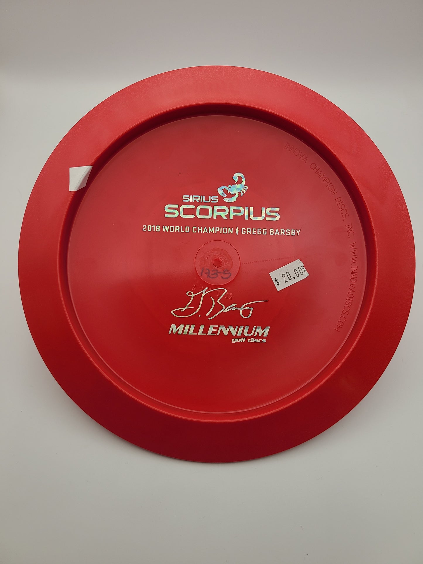 Millennium Sirius Scorpius Gregg Barsby Signature Series 12/5/-1/3 1.12