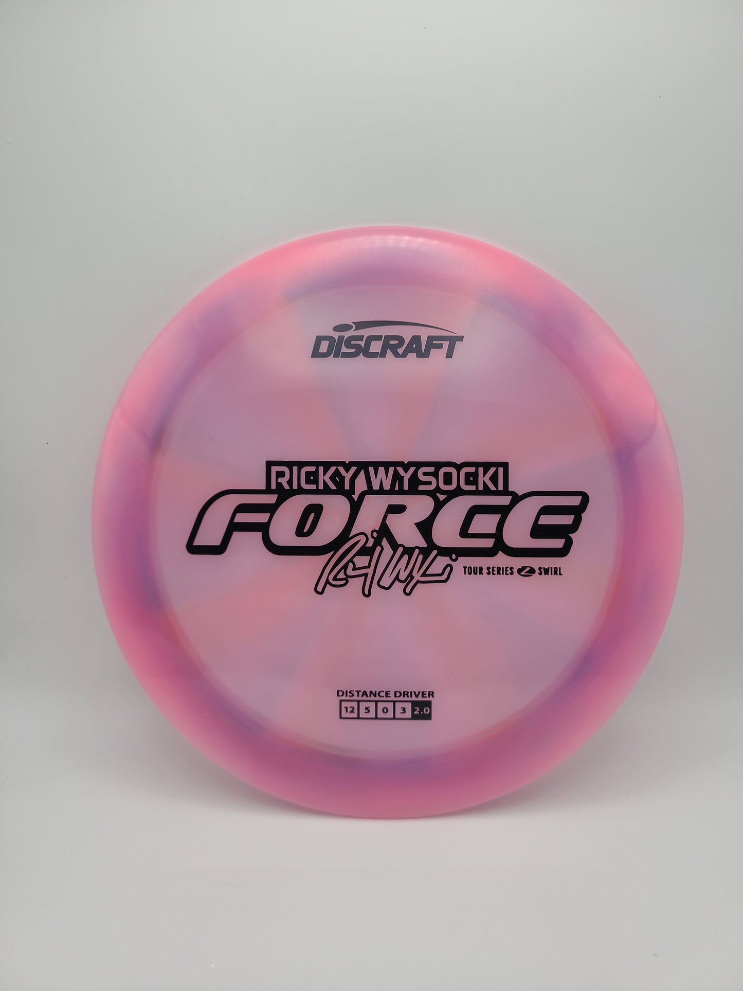Discraft Tour Series Z Swirl Ricky Wysocki Force 12/5/-1/3
