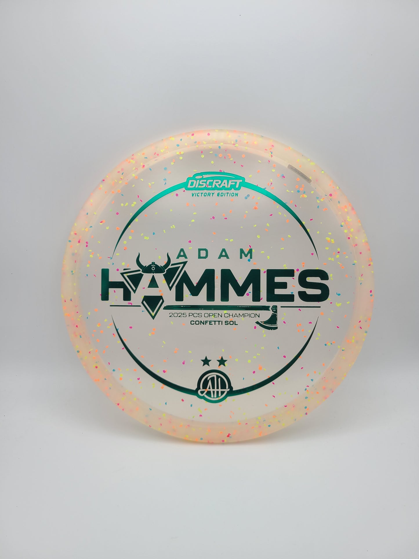 Discraft Victory Edition Confetti Sol - Adam Hammes 2025 PCS Open Champion 4/5/-3/0