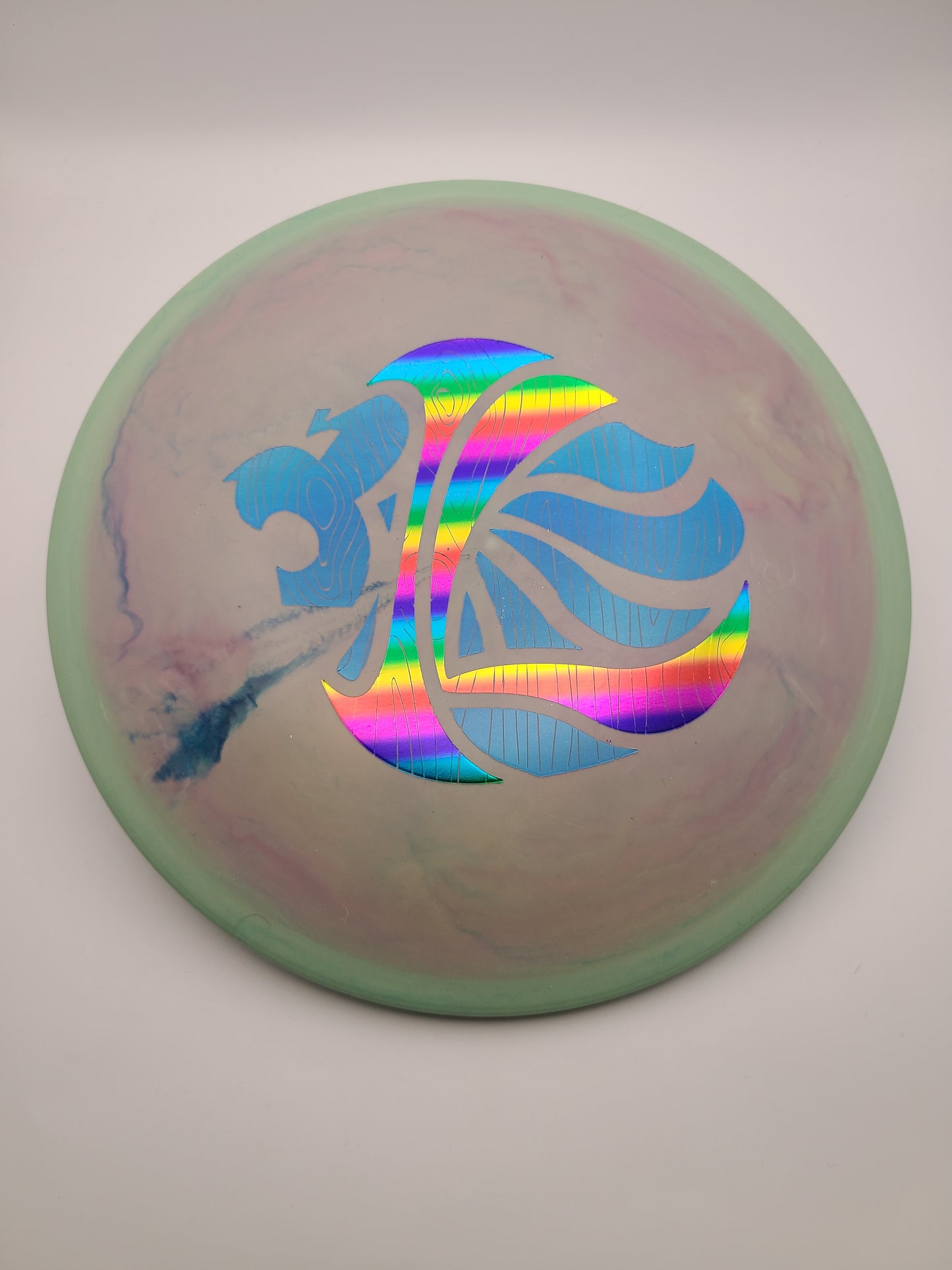 Innova XT Swirly Stingray Iron Lion Custom Stamp