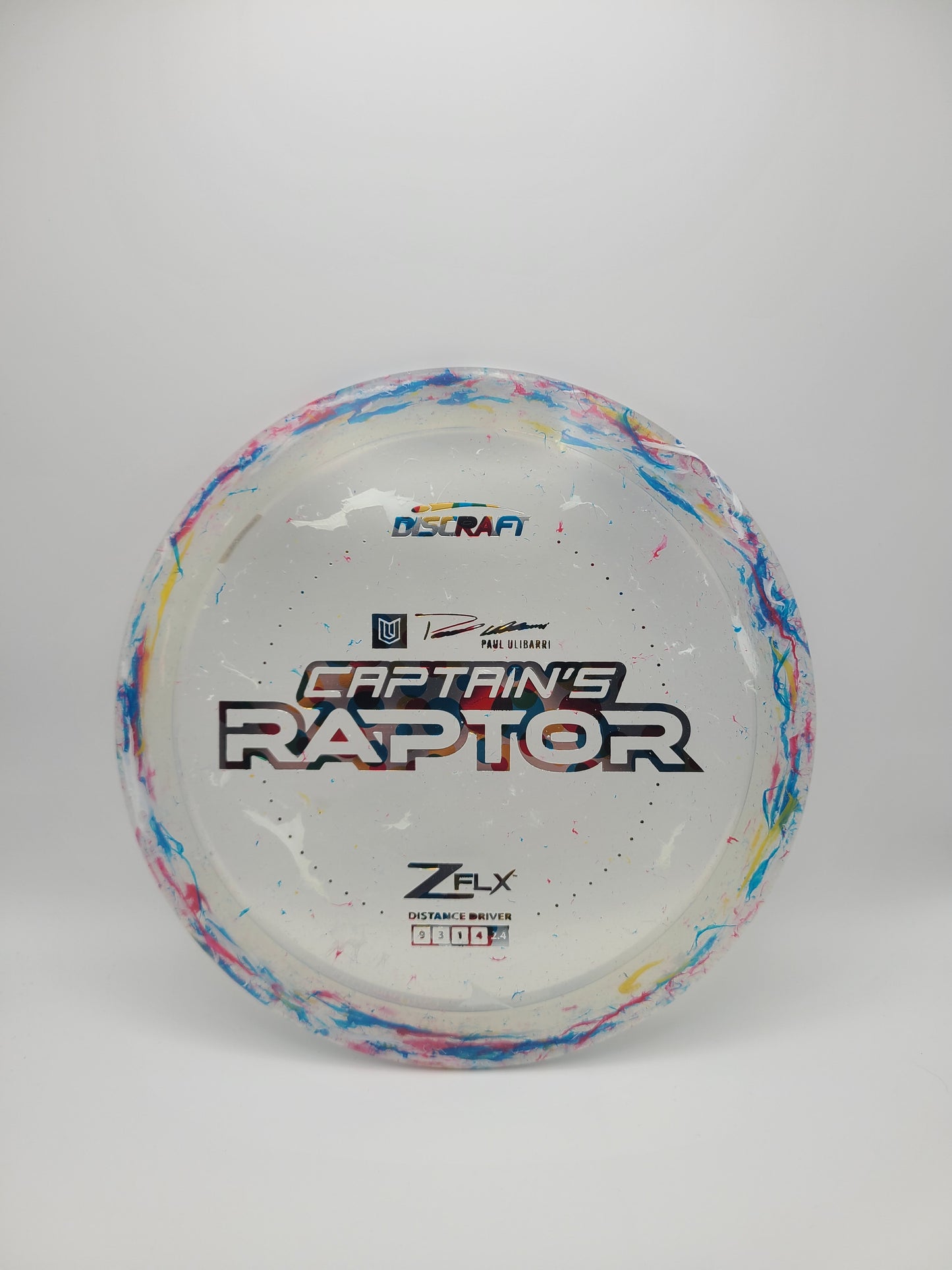 Discraft Jawbreaker Z FLX Captains Raptor - 2024 Paul Ulibarri 9/3/1/4