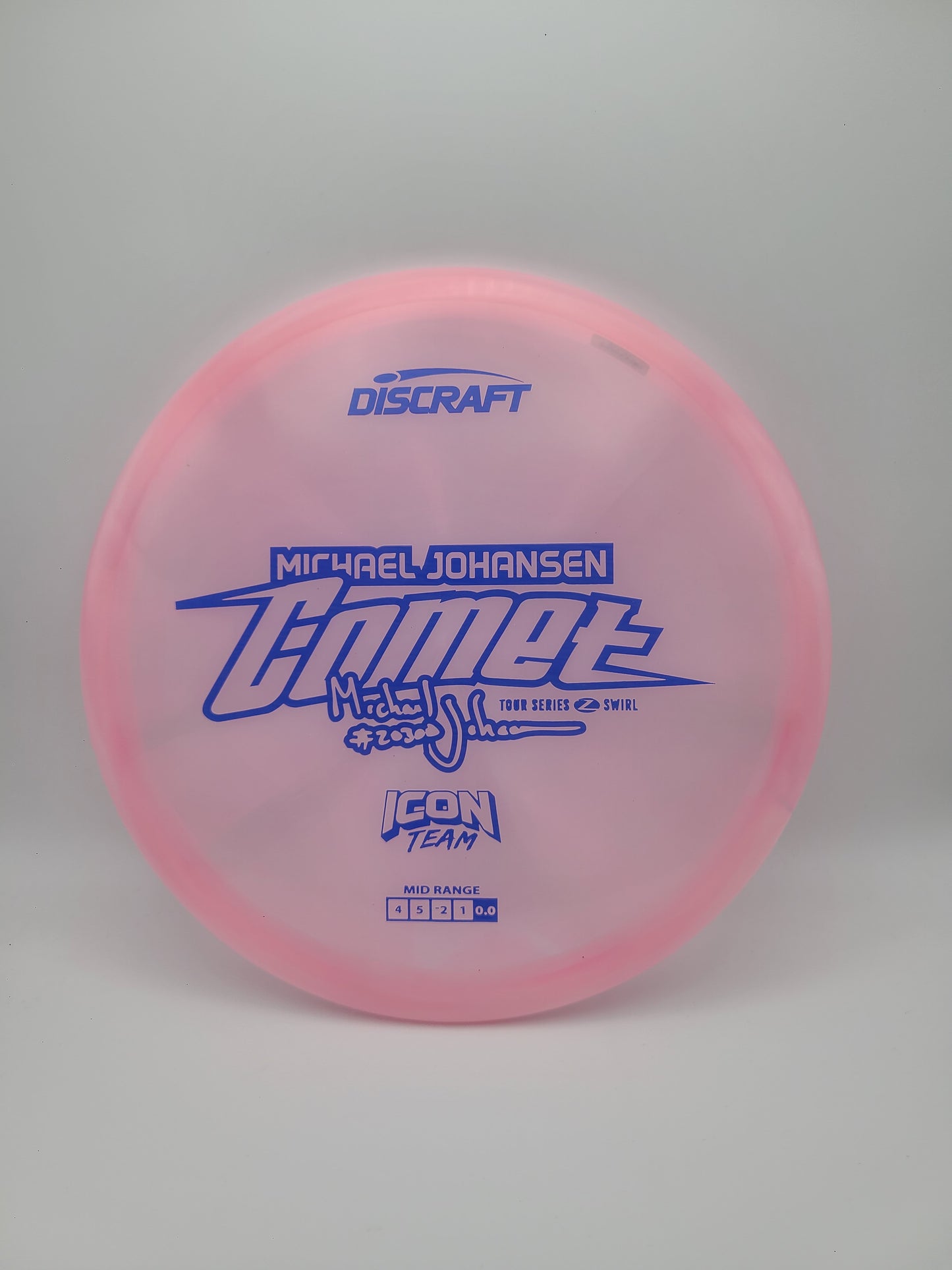 Discraft Tour Series Z Swirl Comet Michael Johansen Icon Team 4/5/-3/1