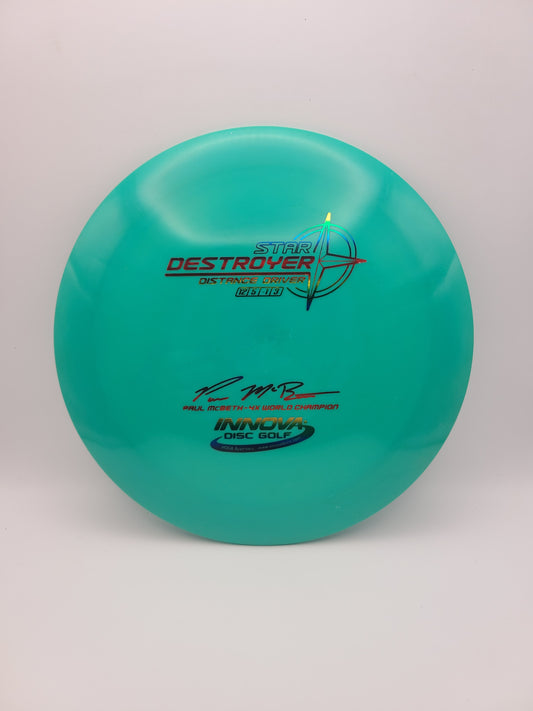 Innova Star Destroyer Paul McBeth 4x 12/5/-1/3 Gumby Green