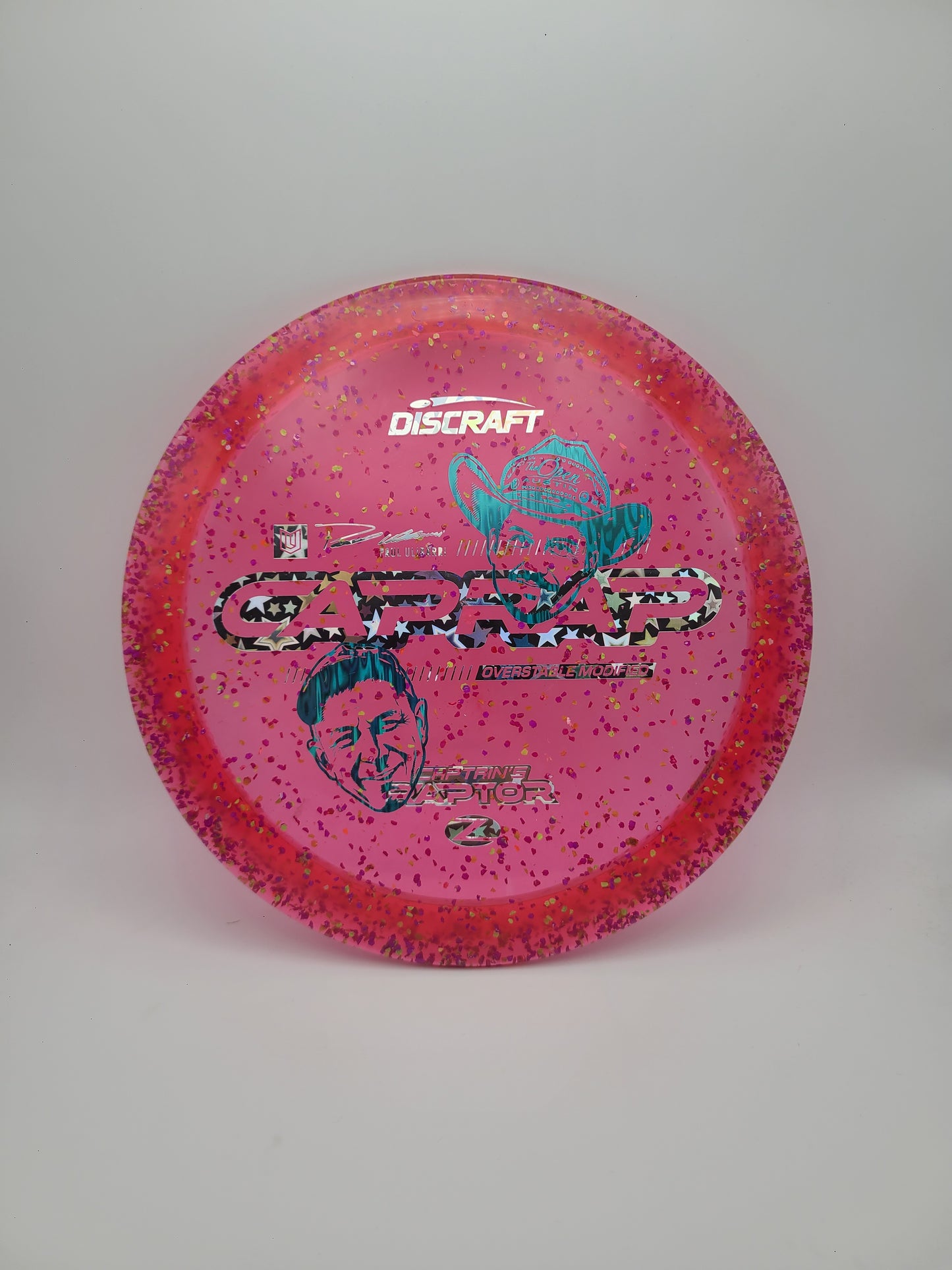 Discraft Z Confetti Captains Raptor Collab - Paul Ulibarri / Brad Hammock