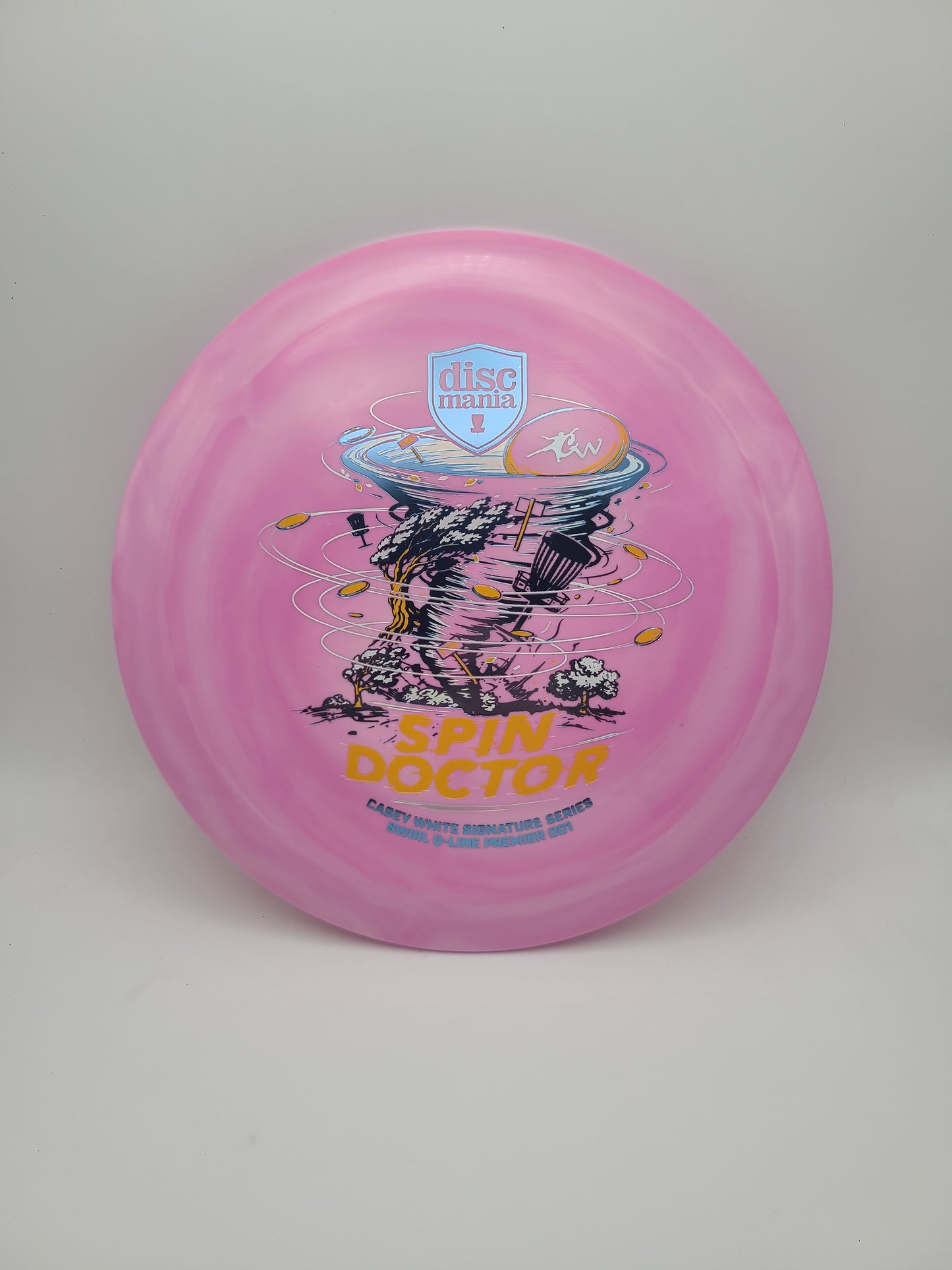 Discmania Swirly Q-Line Premier DD1 - Spin Doctor Casey White Signature Series