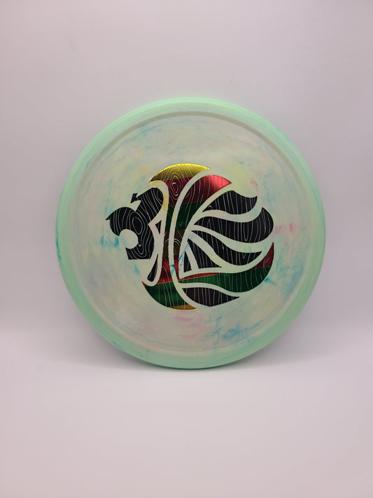Innova Galactic XT Pig Iron Lion Custom Stamp (FLAT)
