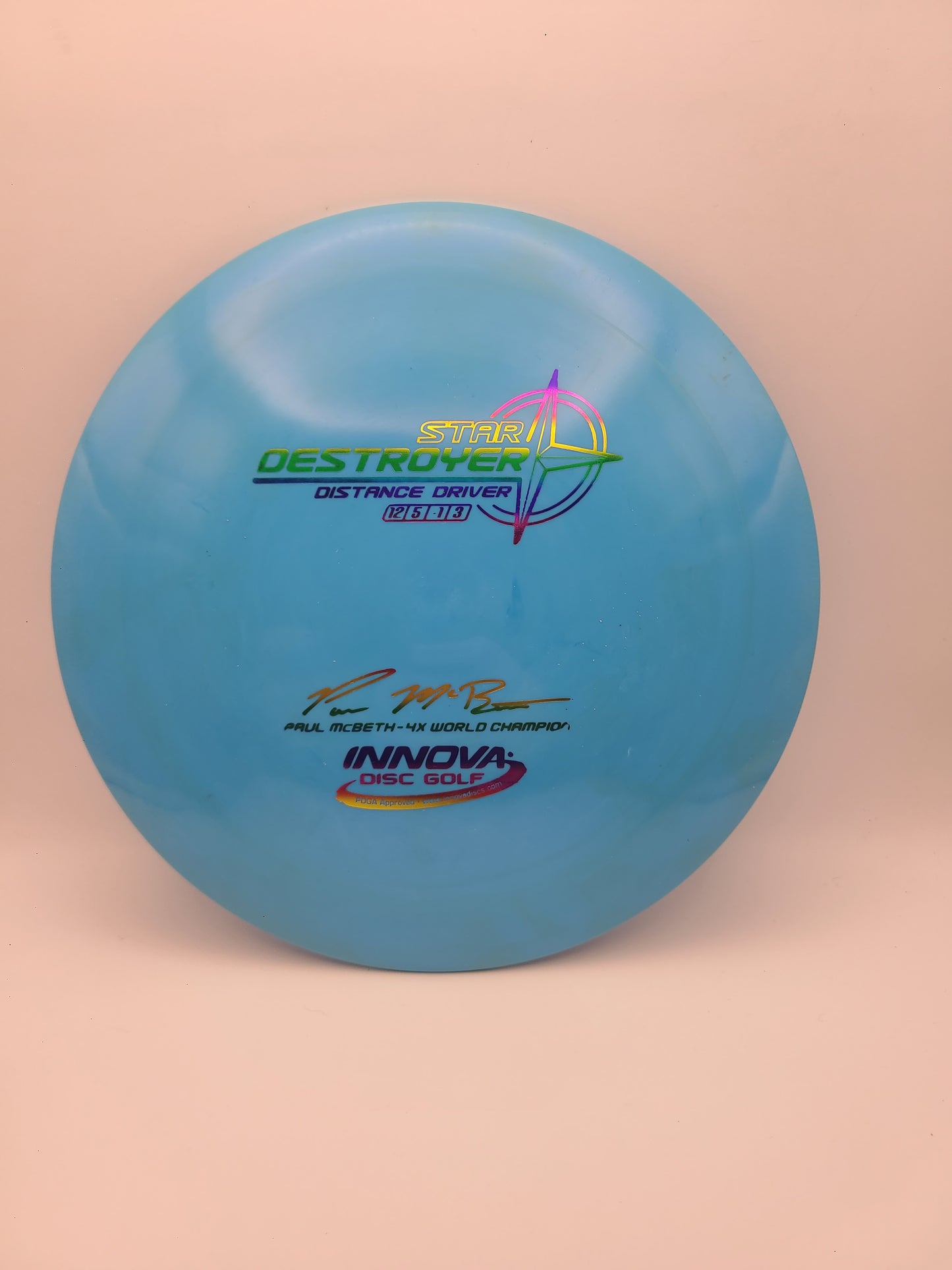 Innova Star Destroyer Paul McBeth 4x - Iron Lion Bottom Stamp 12/5/-1/3  OOP