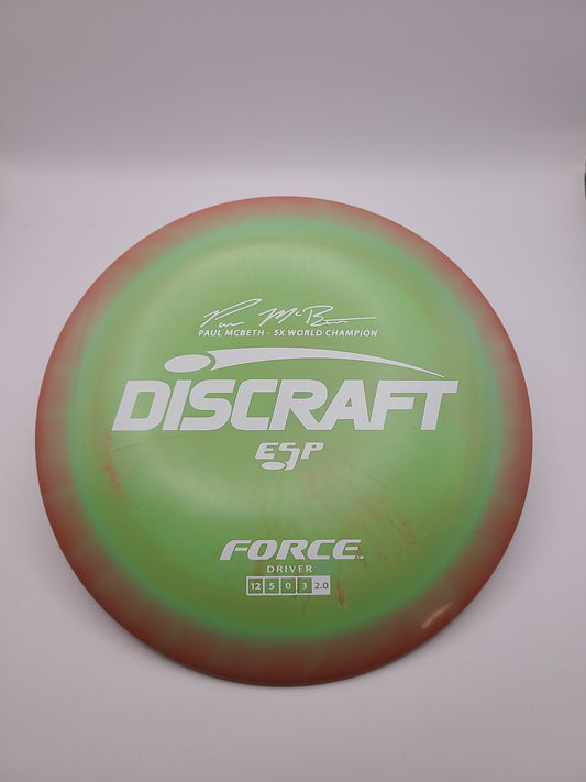 Discraft ESP Force 5x Stock Stamp