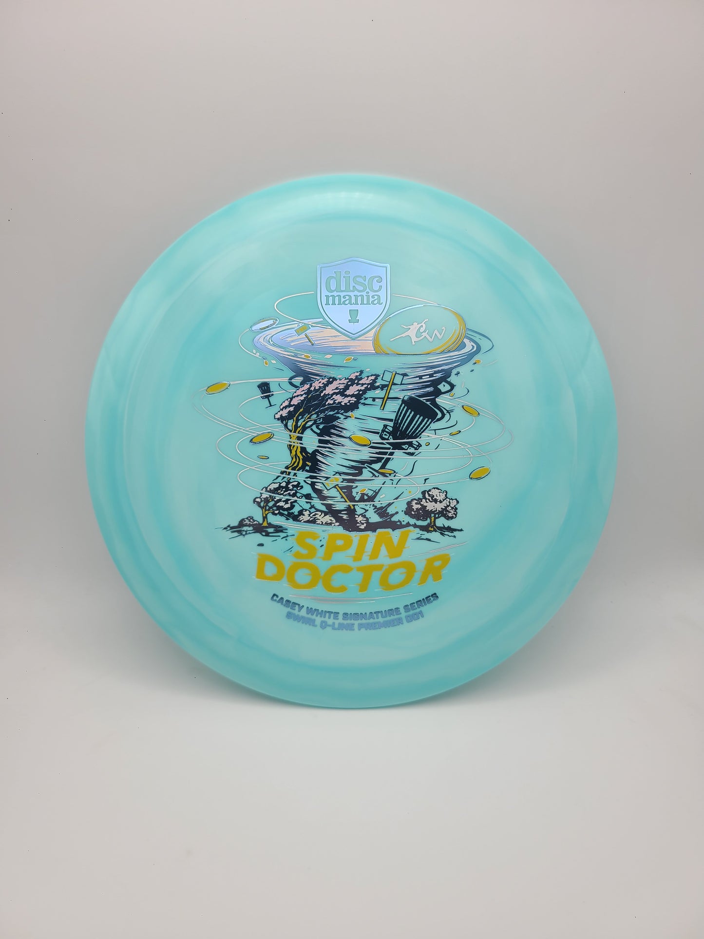 Discmania Swirly Q-Line Premier DD1 - Spin Doctor Casey White Signature Series
