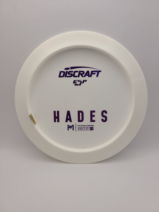 Discraft ESP Hades Paul McBeth White Bottom Stamp 12/6/-3/2