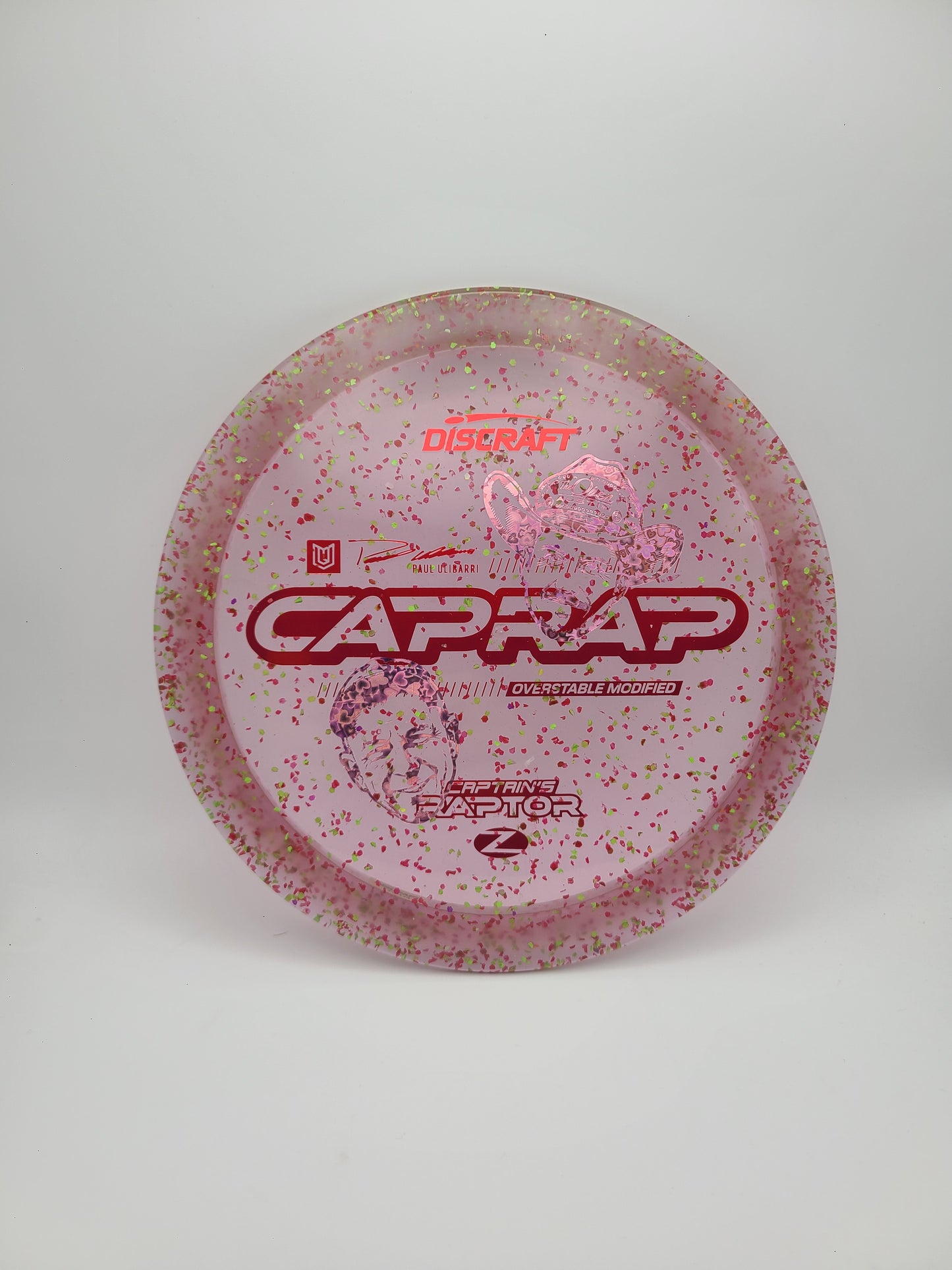 Discraft Z Confetti Captains Raptor Collab - Paul Ulibarri / Brad Hammock