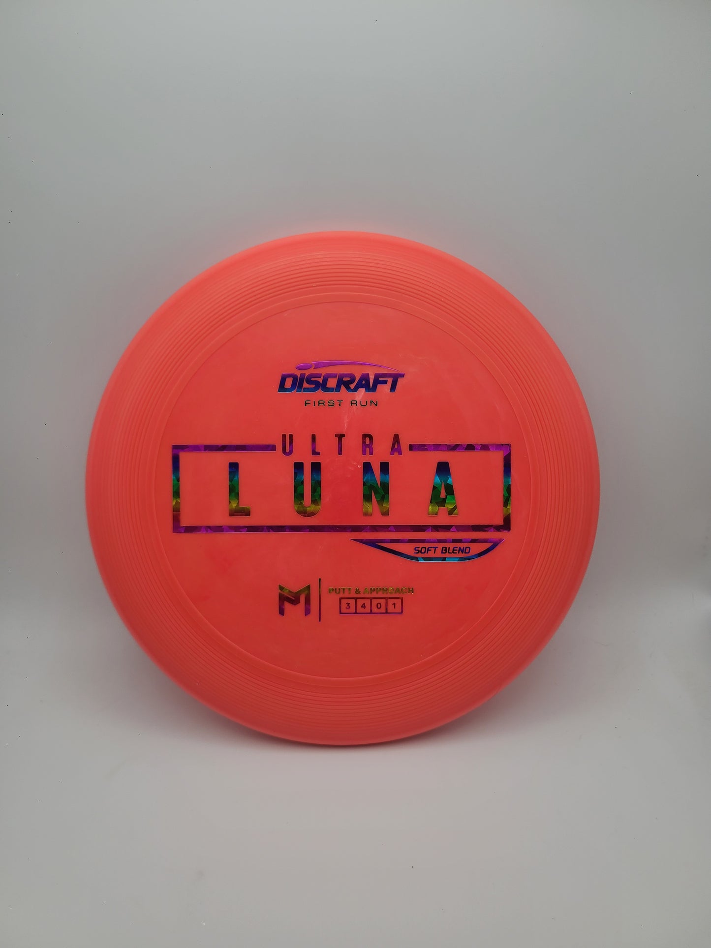Discraft First Run Ultra Luna - Paul McBeth Putt and Approach - Soft Blend