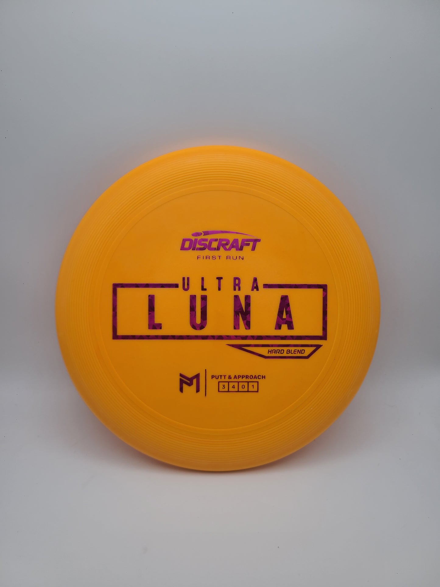 Discraft First Run Ultra Luna - Paul McBeth Putt and Approach - Hard Blend