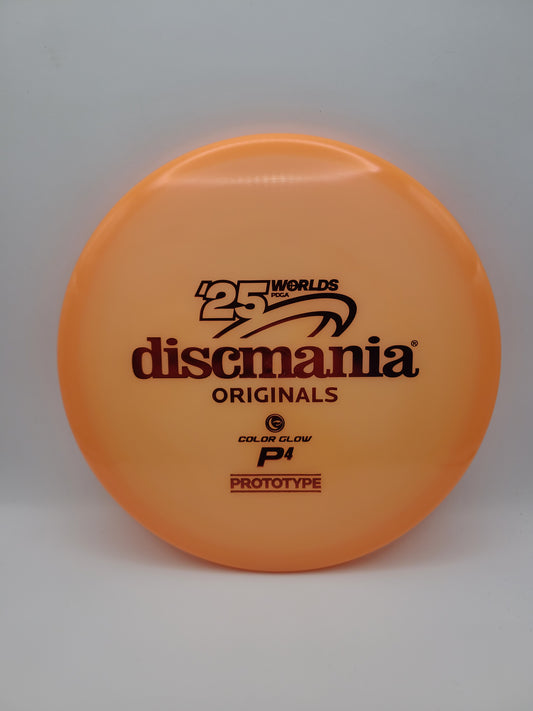 Discmania Color Glow P4 Prototype - 2025 PDGA Worlds