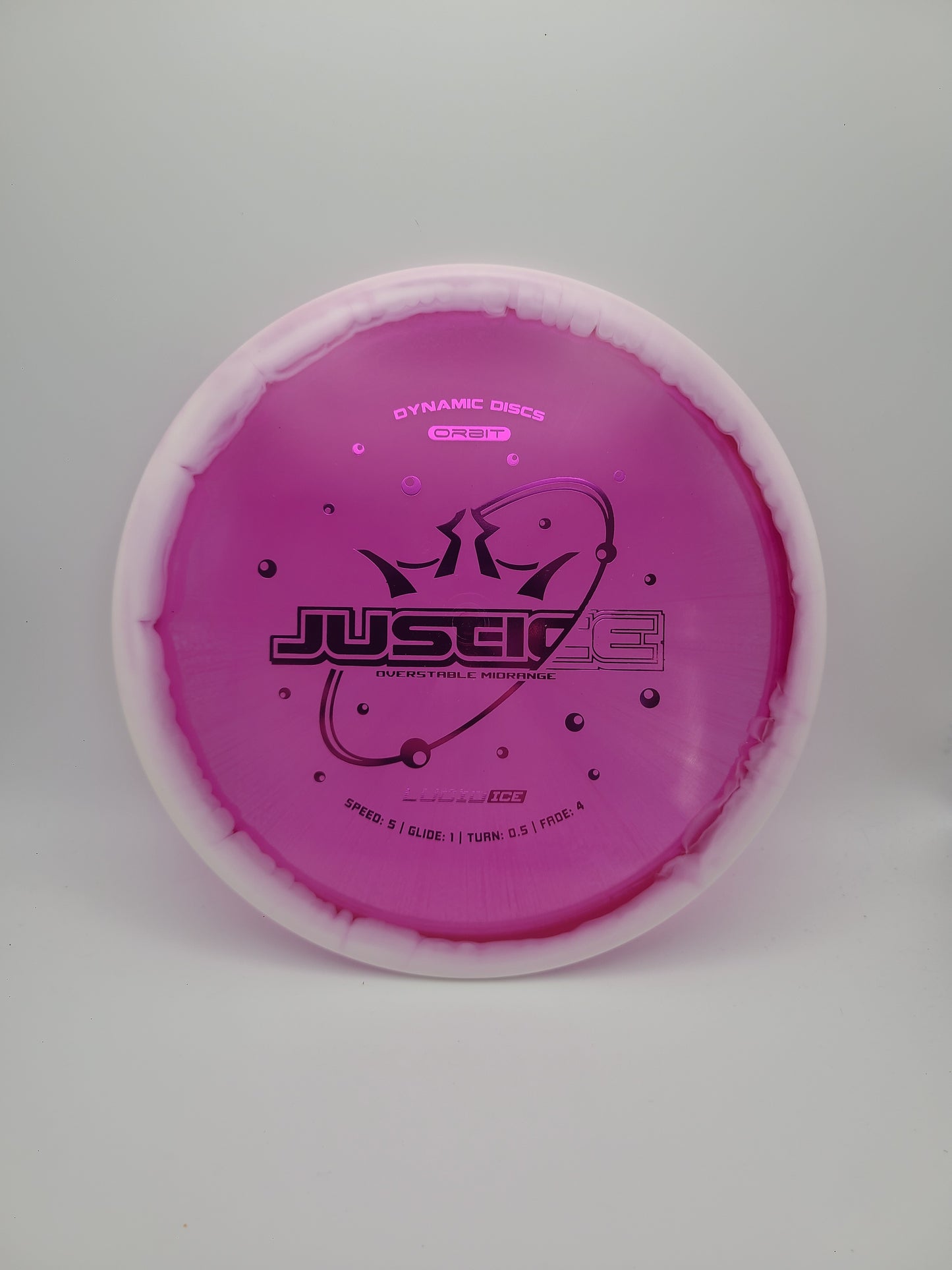 Dynamic Discs Lucid Ice Orbit Justice  5/1/.5/4