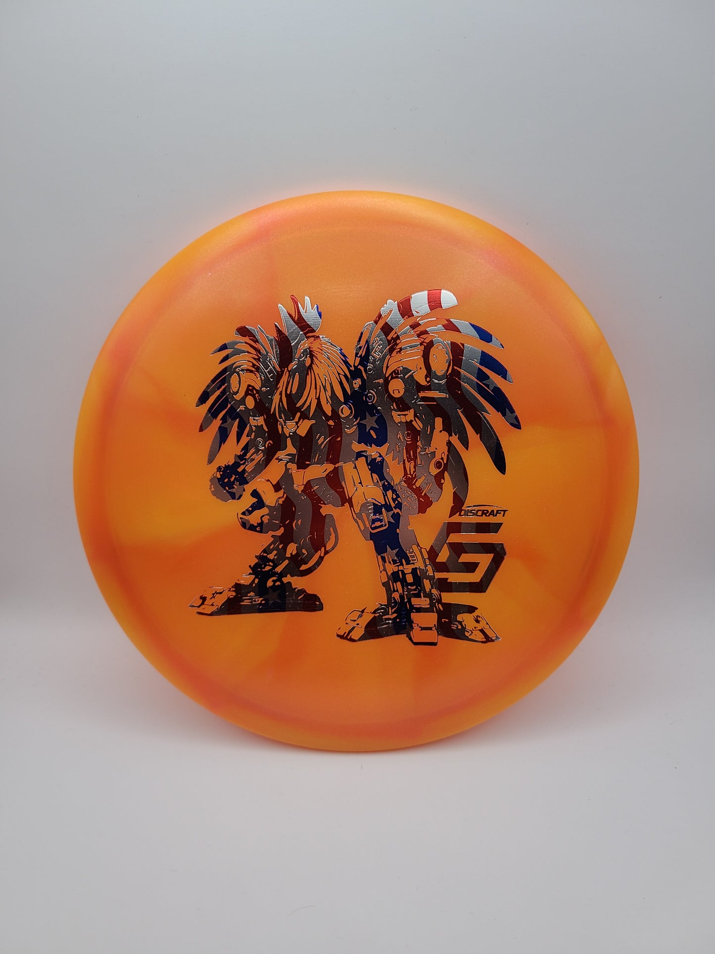 Discraft Z Swirl Buzzz Chris Dickerson Robot Chicken Stamp