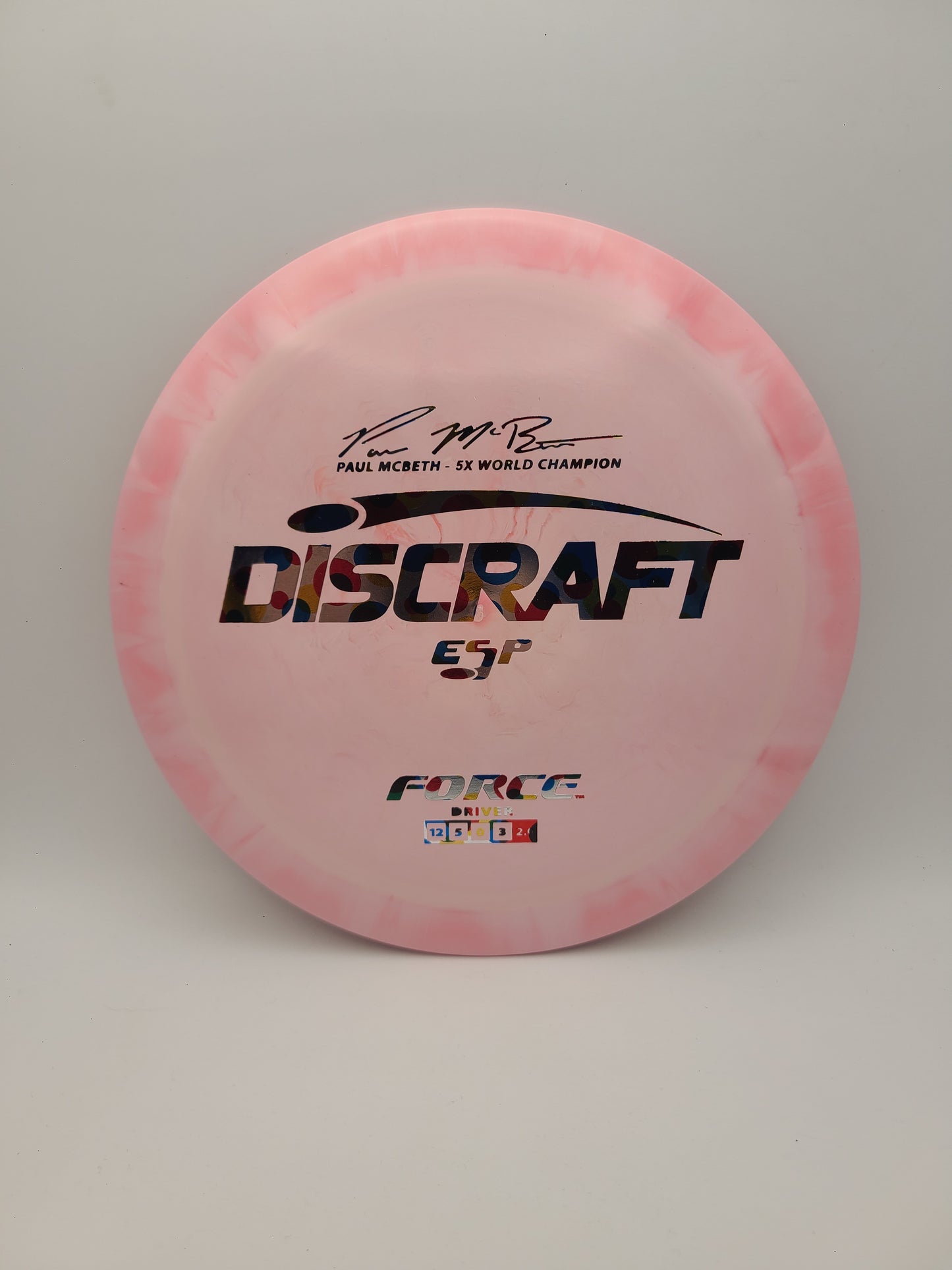 Discraft ESP Force 5x Stock Stamp