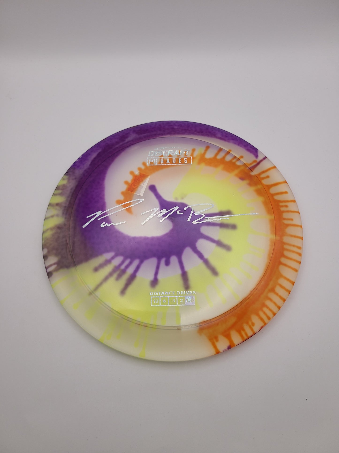 Discraft Fly Dye Z Hades Paul McBeth Signature Stamp