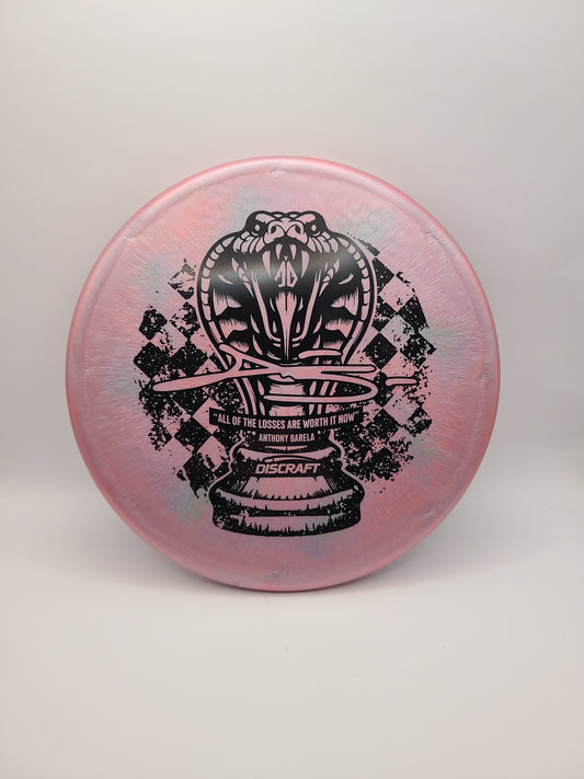 Discraft Titanium Swirl Zone Anthony Barela Checkmate Stamp