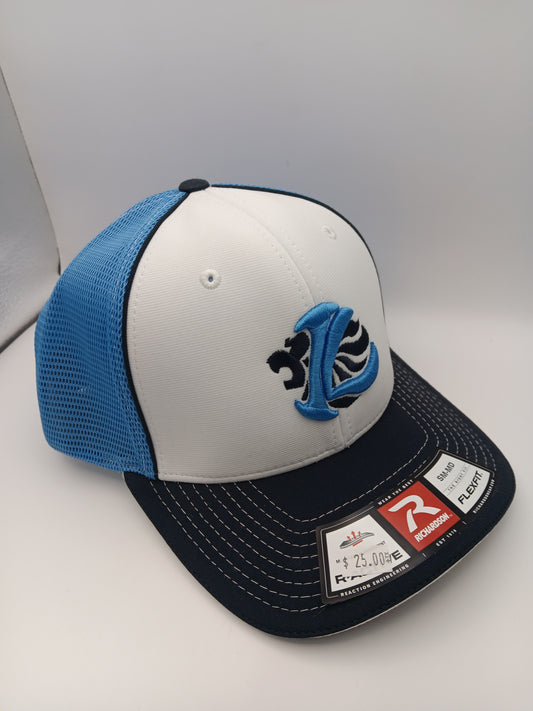 Richardson no. 172 Flexfit Navy / White / Sky Blue - Navy, Sky Blue IL ( Fitted )