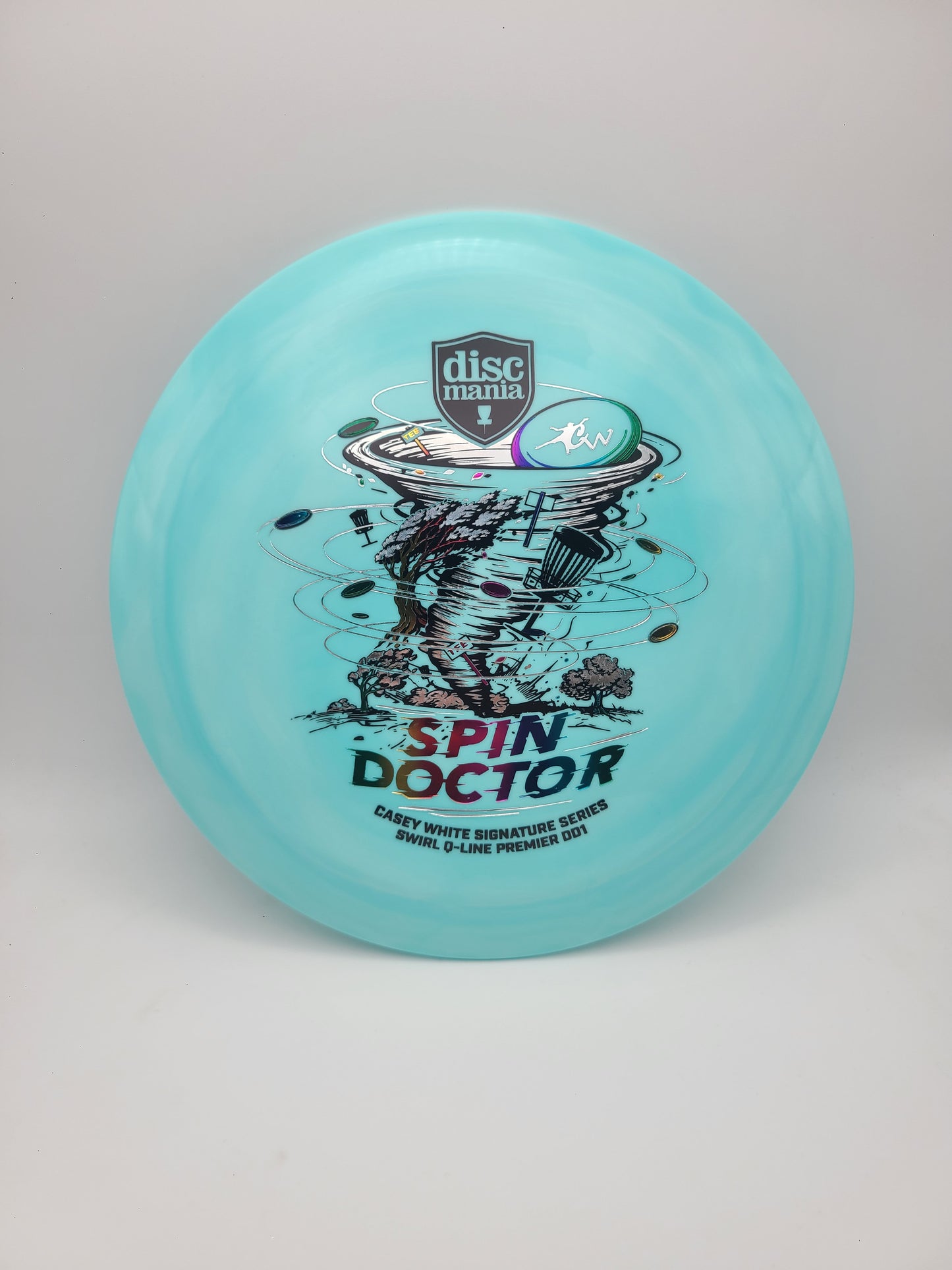 Discmania Swirly Q-Line Premier DD1 - Spin Doctor Casey White Signature Series