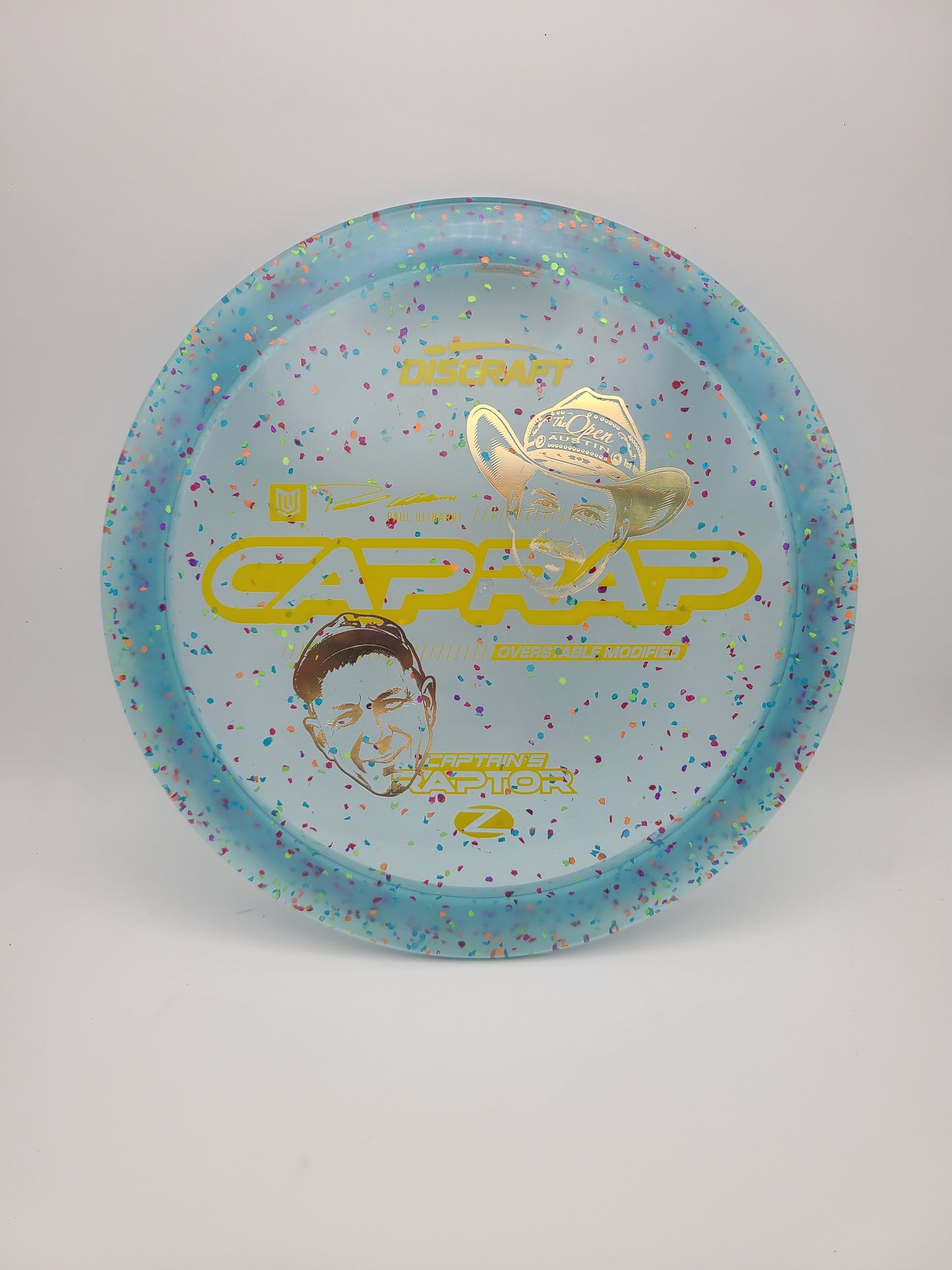Discraft Z Confetti Captains Raptor Collab - Paul Ulibarri / Brad Hammock