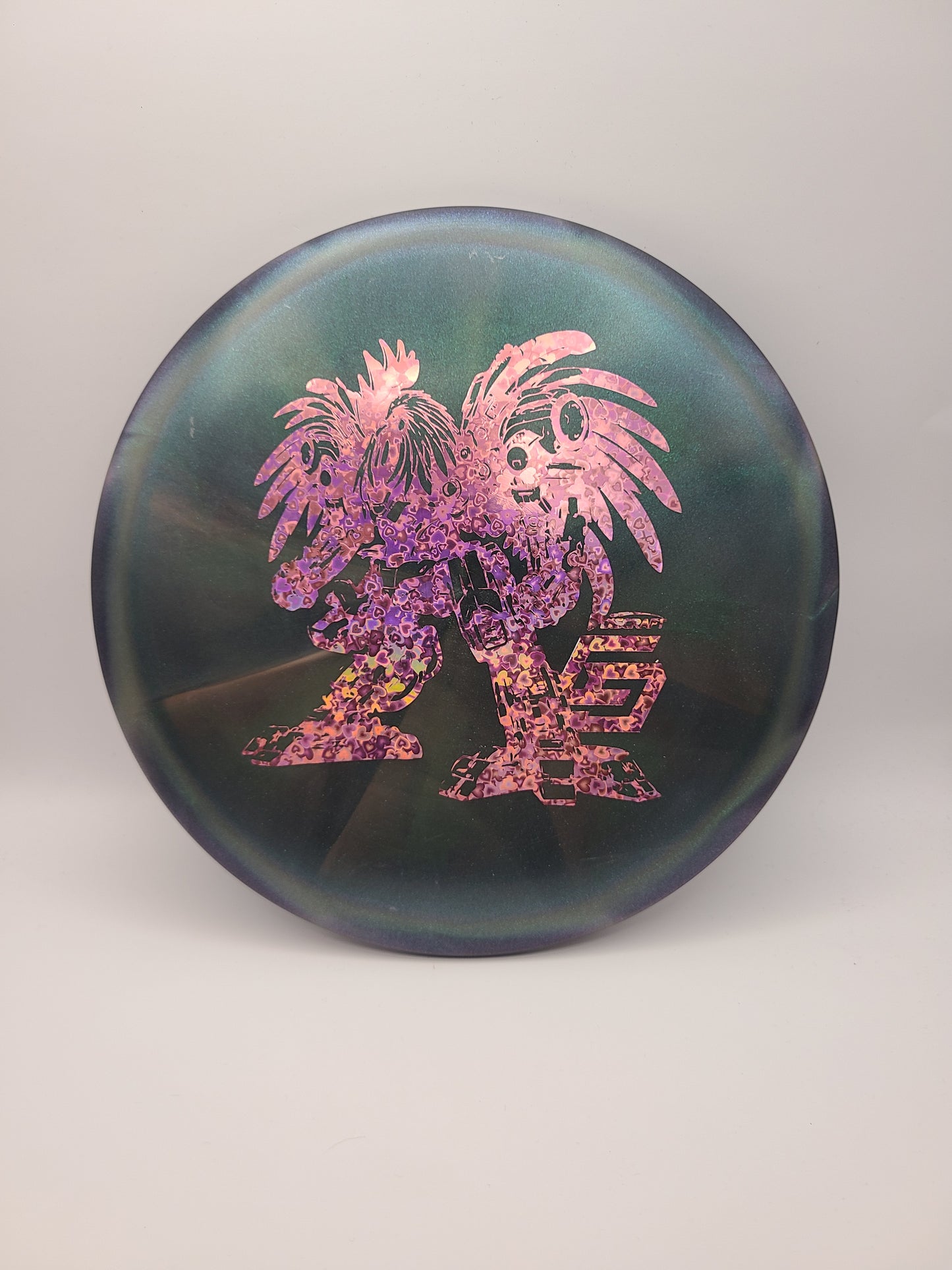 Discraft Z Swirl Buzzz Chris Dickerson Robot Chicken Stamp