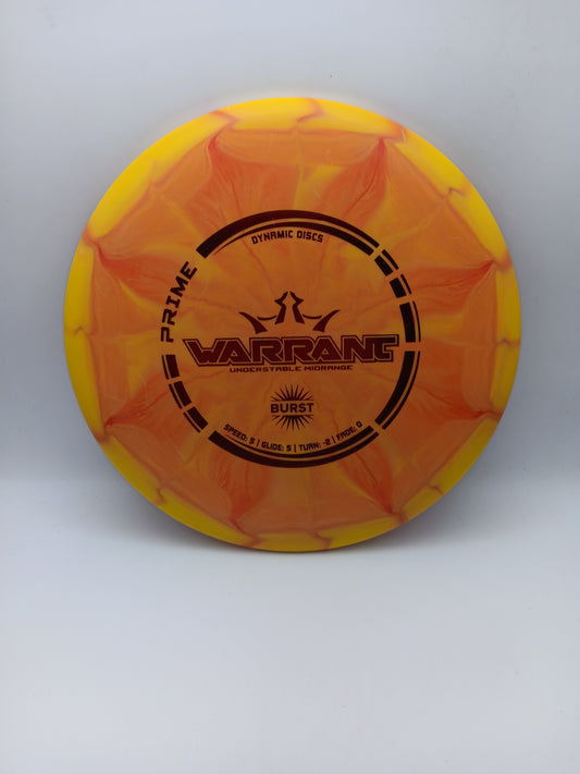 Dynamic Discs Prime Burst Warrant  5/5/-2/0