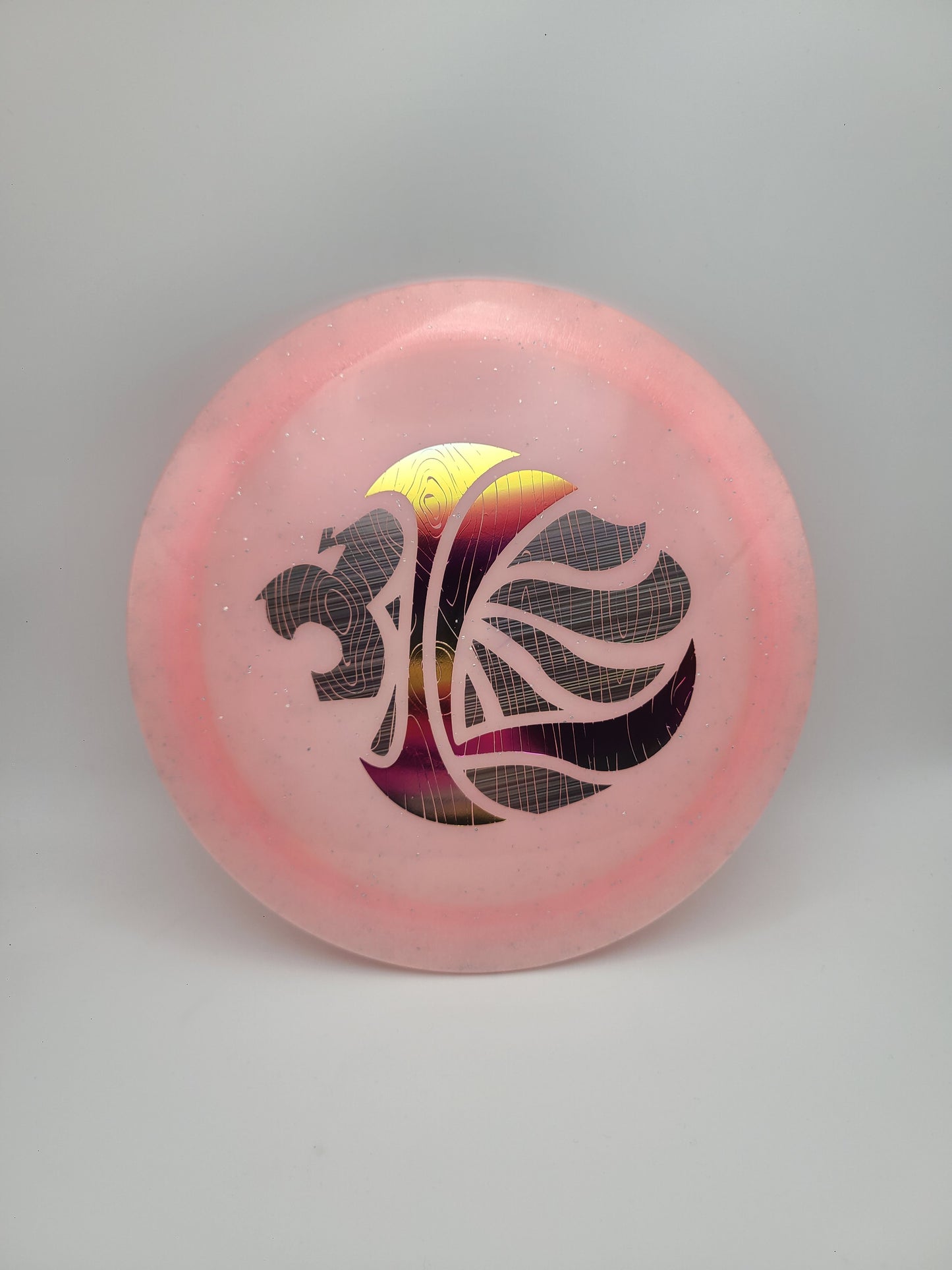 Innova Metal Flake Color Glow Champion Charger - Iron Lion Custom Stamp
