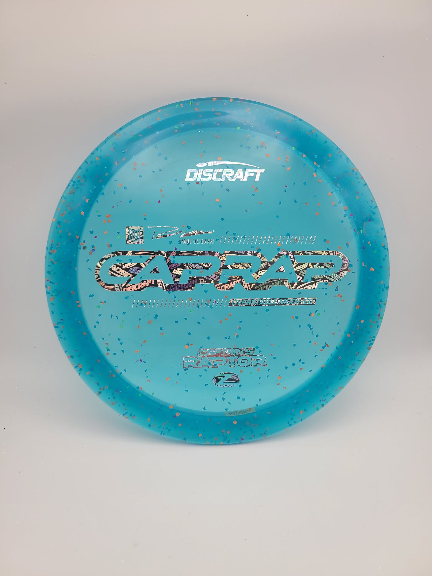 Discraft Z Confetti Captains Raptor 2026 - Paul Ulibarri modified Raptor