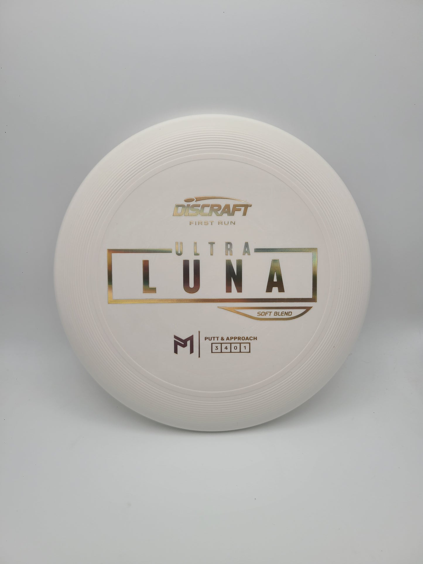 Discraft First Run Ultra Luna - Paul McBeth Putt and Approach - Soft Blend