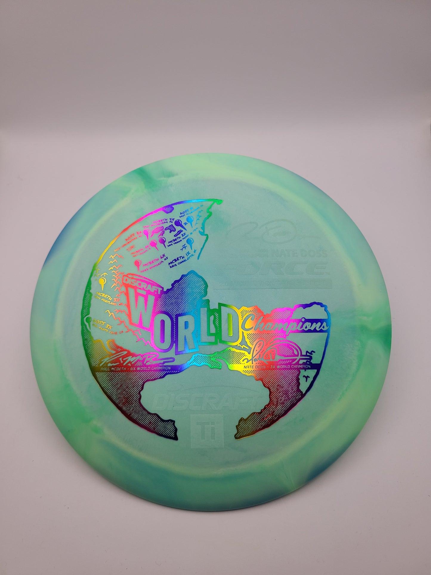 Discraft Titanium Force Nate Doss Paul McBeth Collab