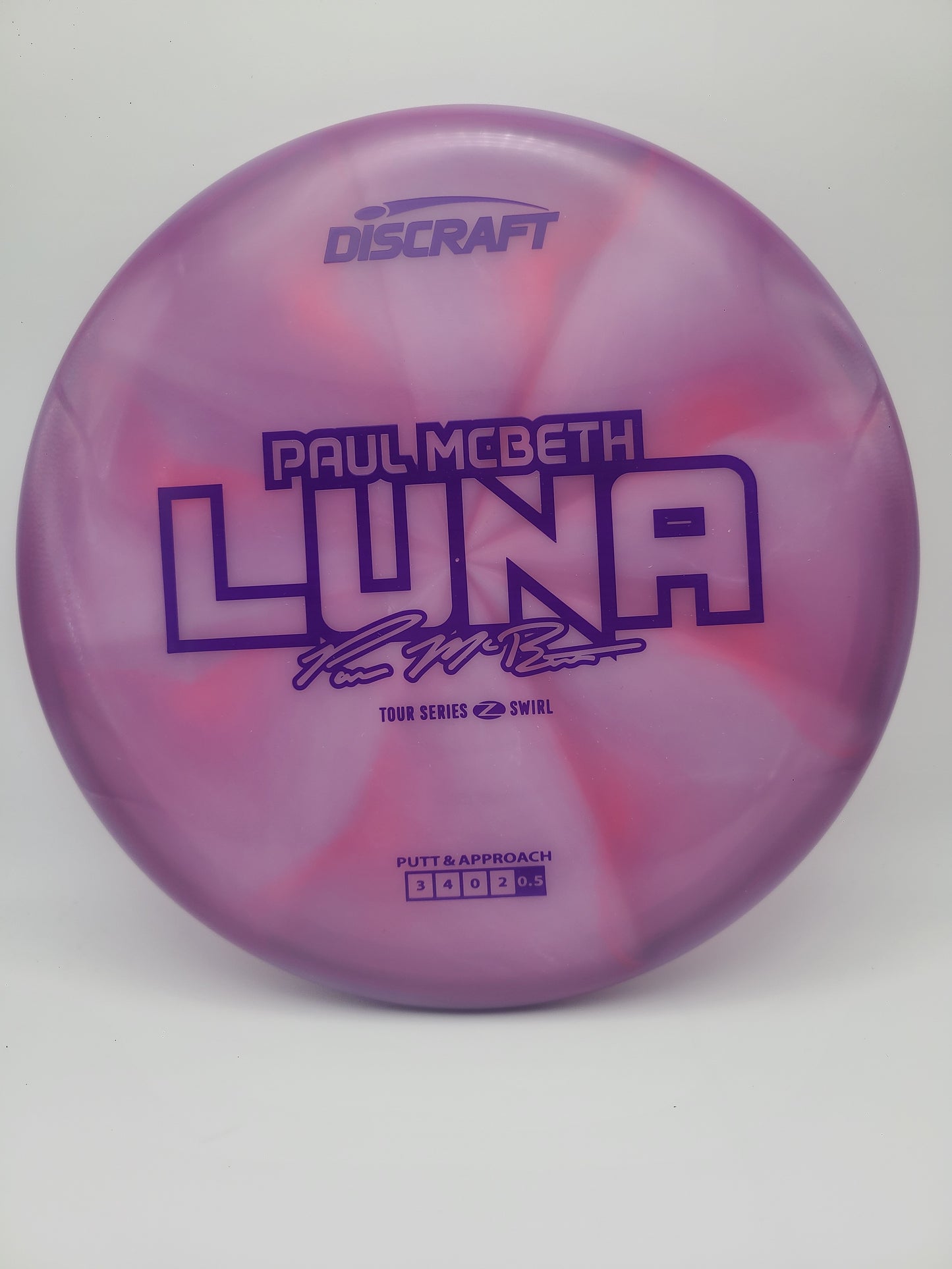 Discraft Z Swirl Luna Paul McBeth 2025 Tour Series