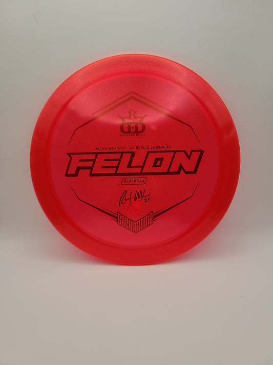 Dynamic Discs Lucid Ice Felon 2x Ricky Wysocki 9/3/0.5/4