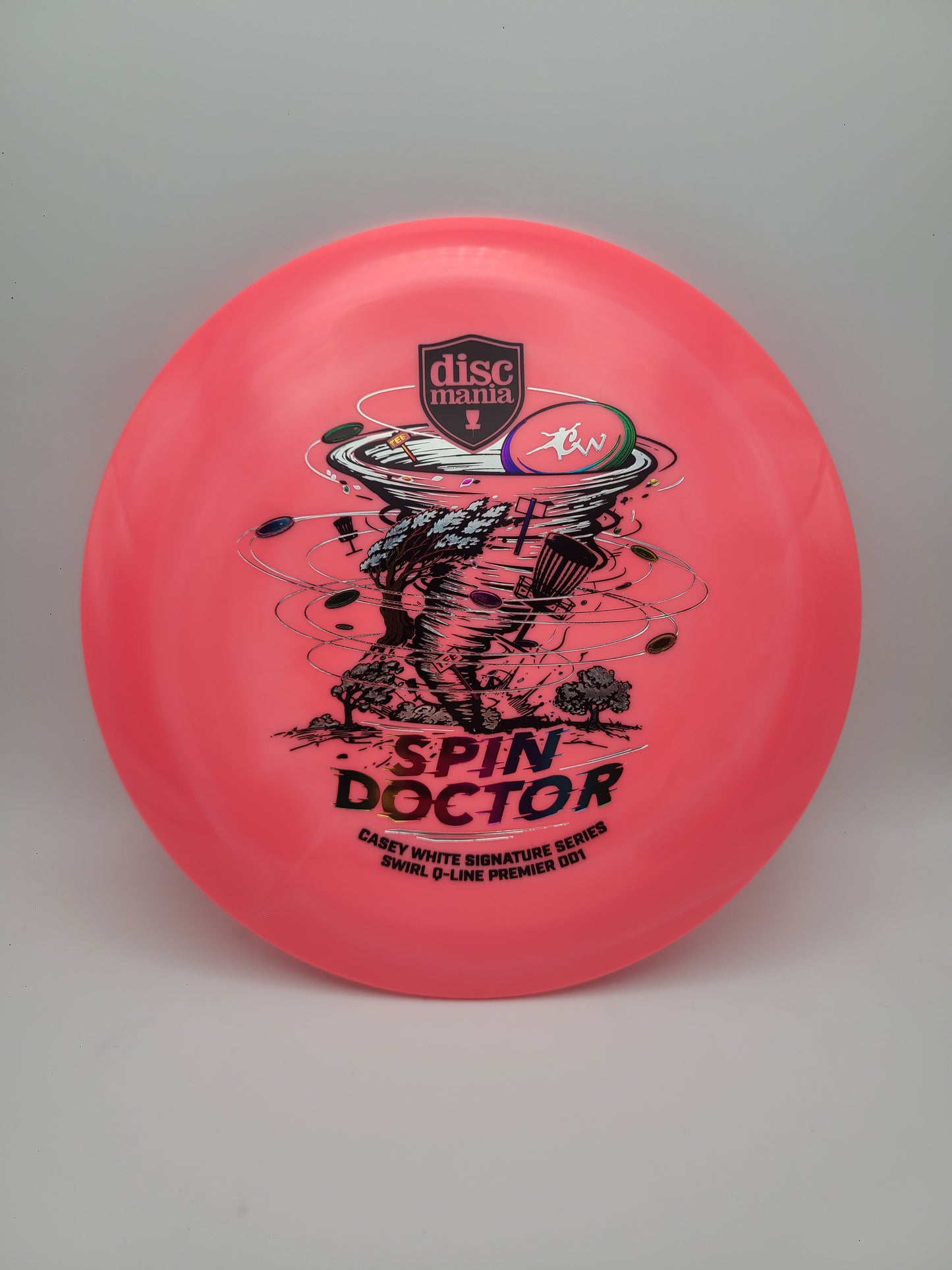 Discmania Swirly Q-Line Premier DD1 - Spin Doctor Casey White Signature Series