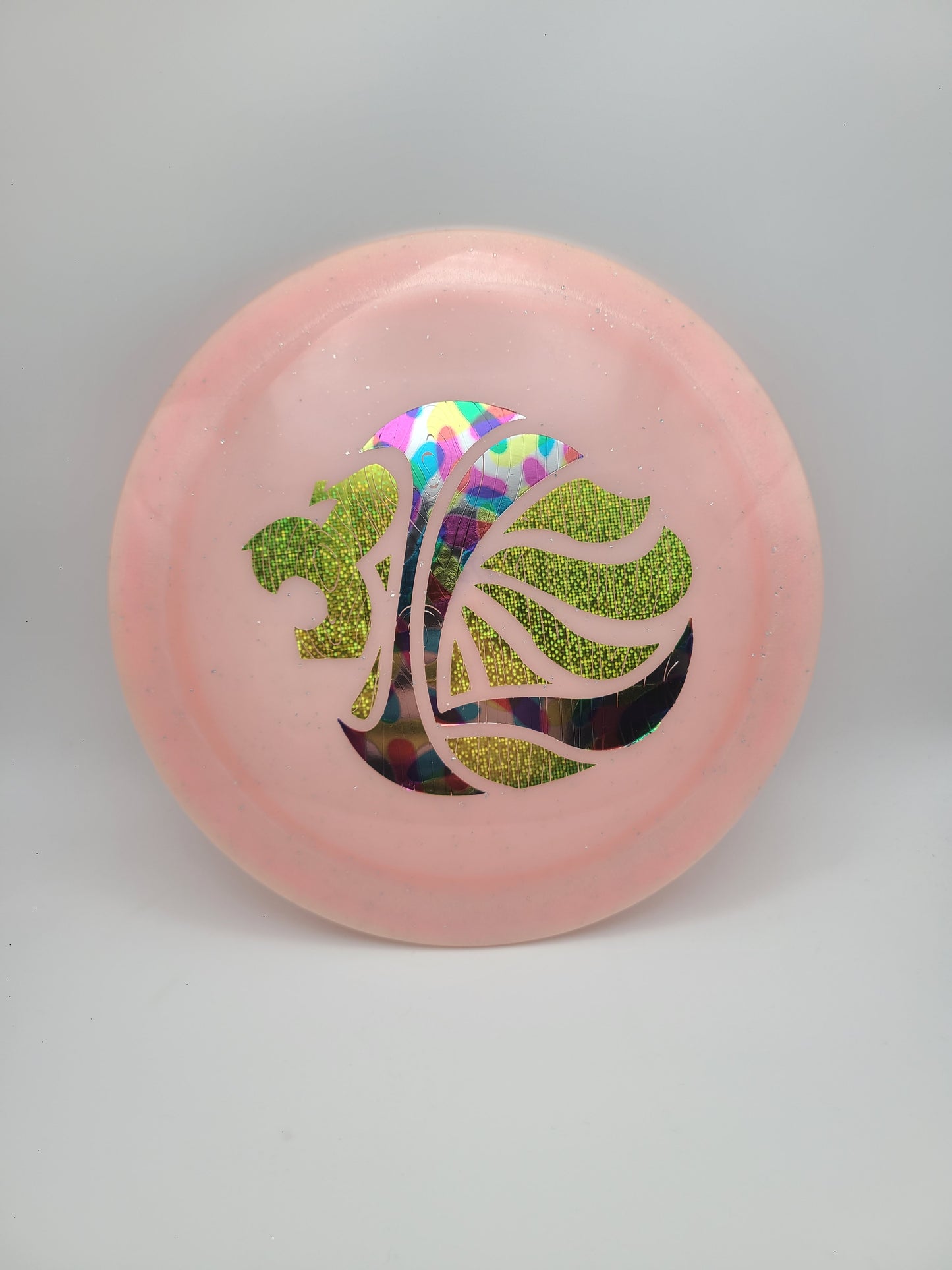 Innova Metal Flake Color Glow Champion Charger - Iron Lion Custom Stamp