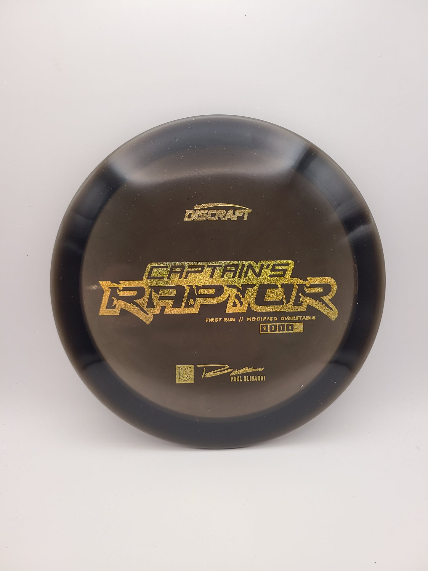 Discraft Captains Raptor 1st Run Paul Ulibarri