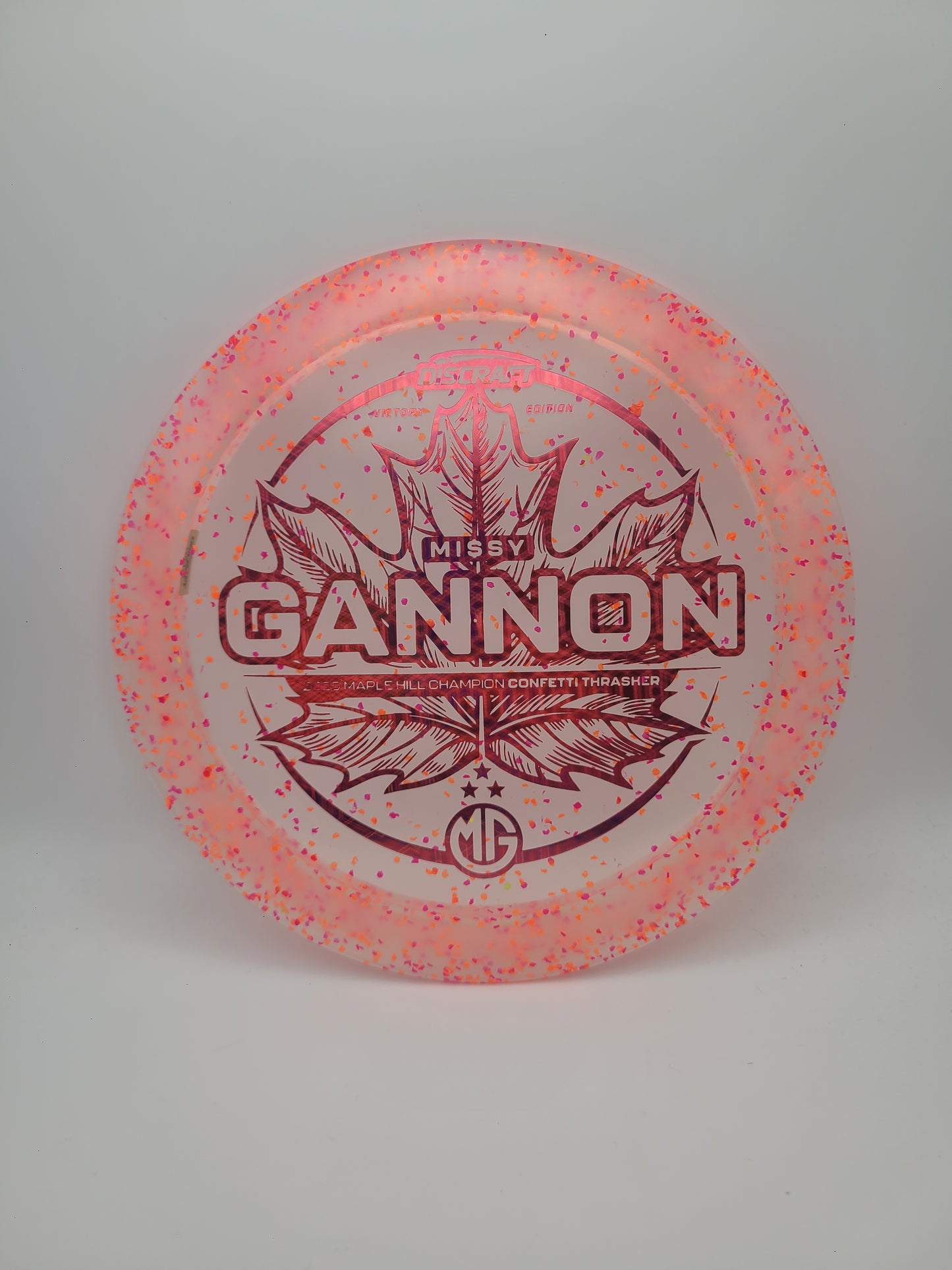 Discraft Victory Edition Confetti Z Thrasher 12/5/-3/2 Missy Gannon Maple Hill Open 2025