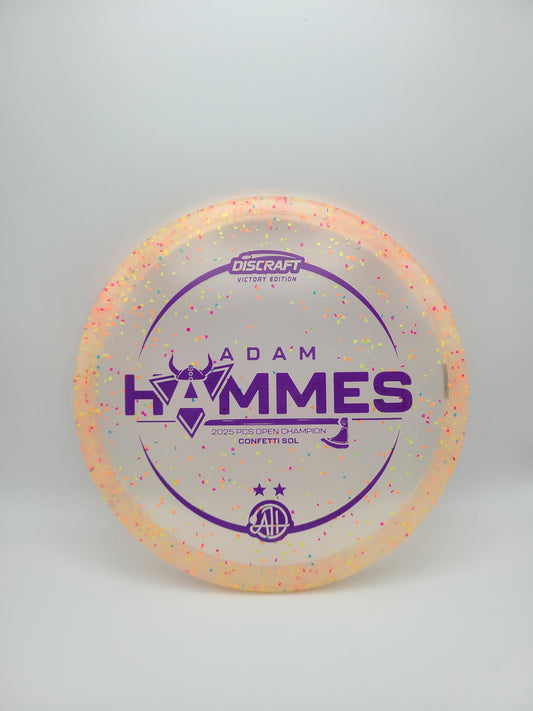 Discraft Victory Edition Confetti Sol - Adam Hammes 2025 PCS Open Champion 4/5/-3/0