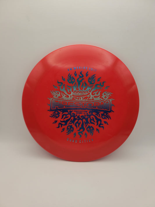 Innova Star Firestorm Prototype - 2017 QC Am Worlds Stamp