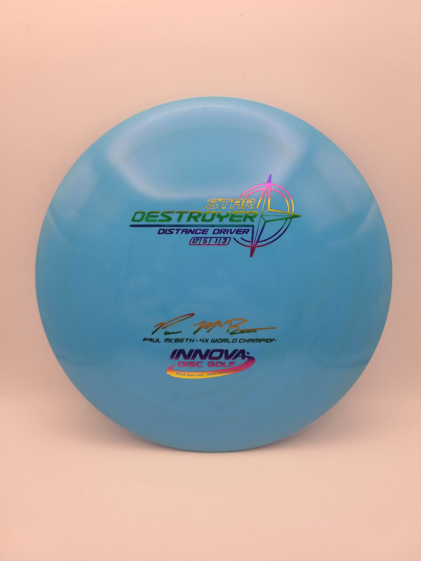 Innova Star Destroyer Paul McBeth 4x - Iron Lion Bottom Stamp 12/5/-1/3  OOP
