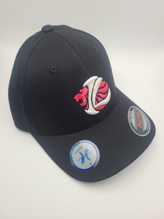 Flexfit - Cool & Dry Piqué Mesh Cap -Iron Lion Embroidered Lionshead