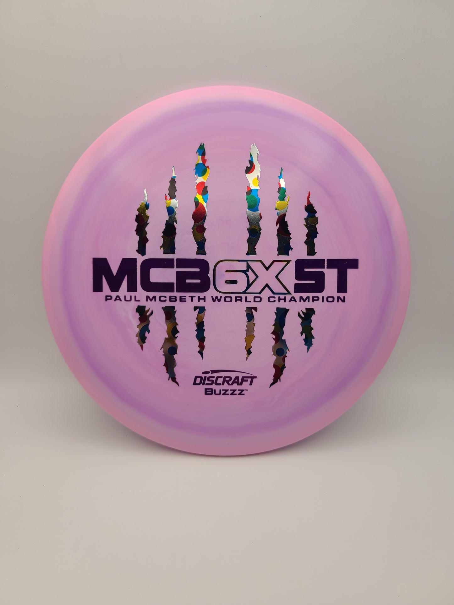 Discraft ESP Buzzz Paul McBeth 6x Claws Stamp 5/4/-1/1